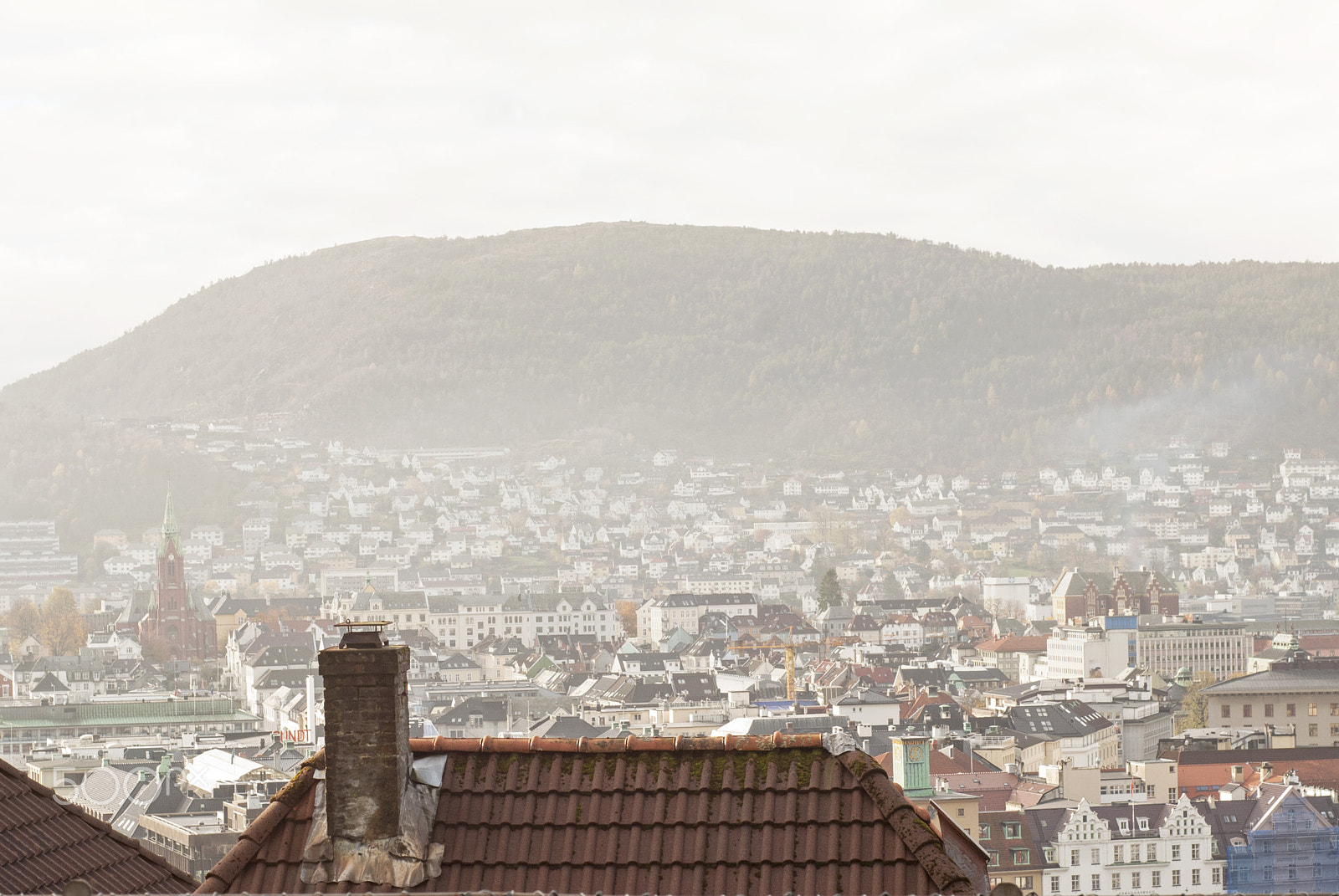 Nikon D80 sample photo. Colorful landscape of norway, bergen photography