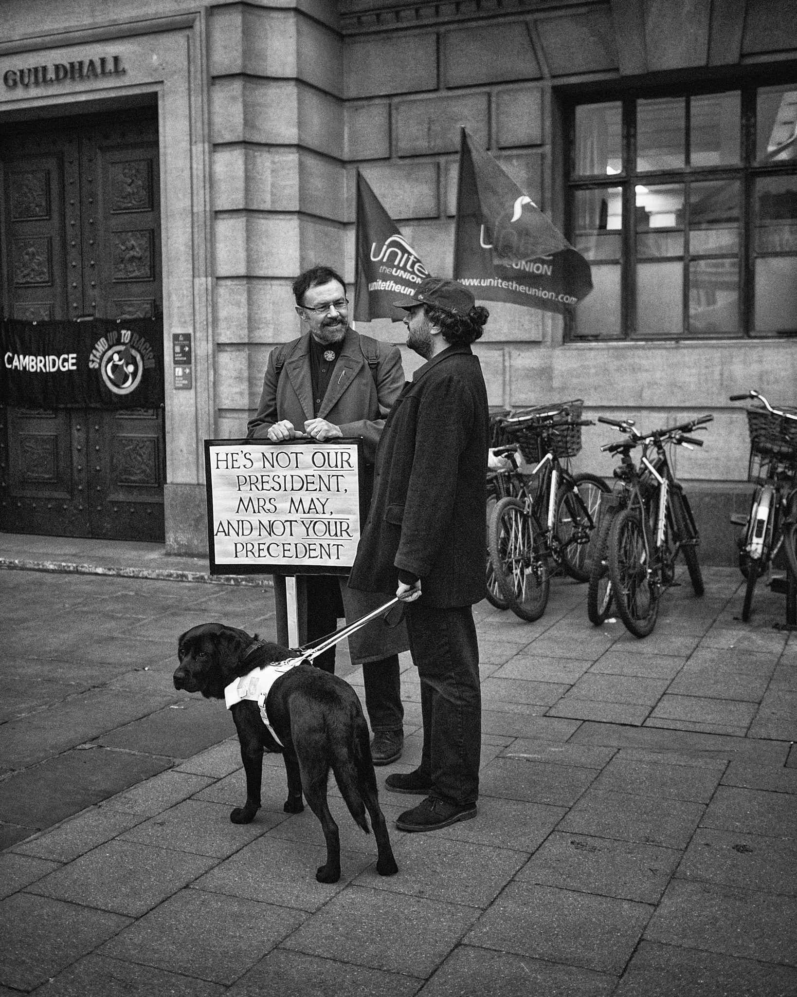 Canon EF-M 22mm F2 STM sample photo. Cambridge protest against racism photography