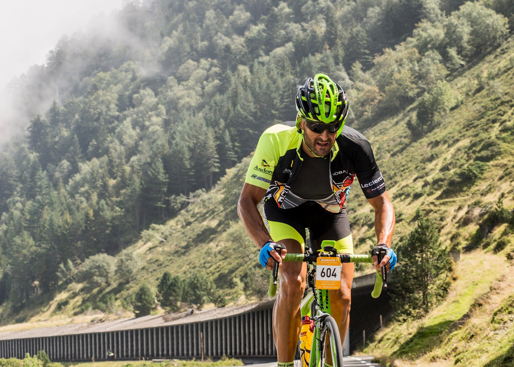 Nikon AF-Nikkor 80-200mm F2.8D ED sample photo. Col du tourmalet, pyrenees for cyclist magazine photography