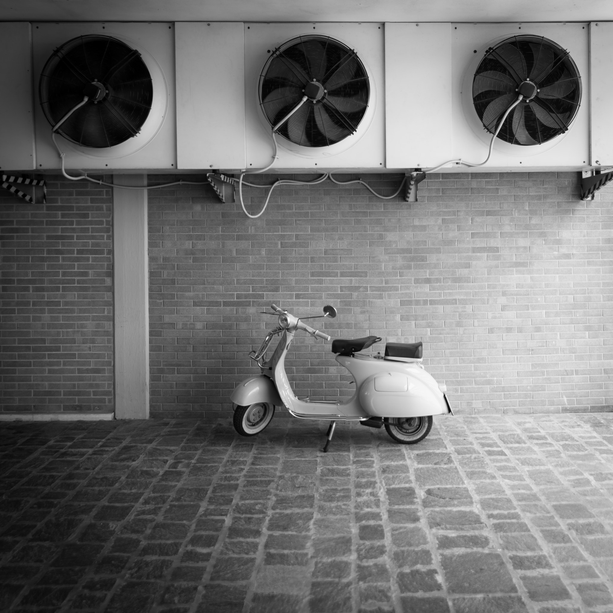 Tamron SP 24-70mm F2.8 Di VC USD sample photo. Vespa parked in italy photography