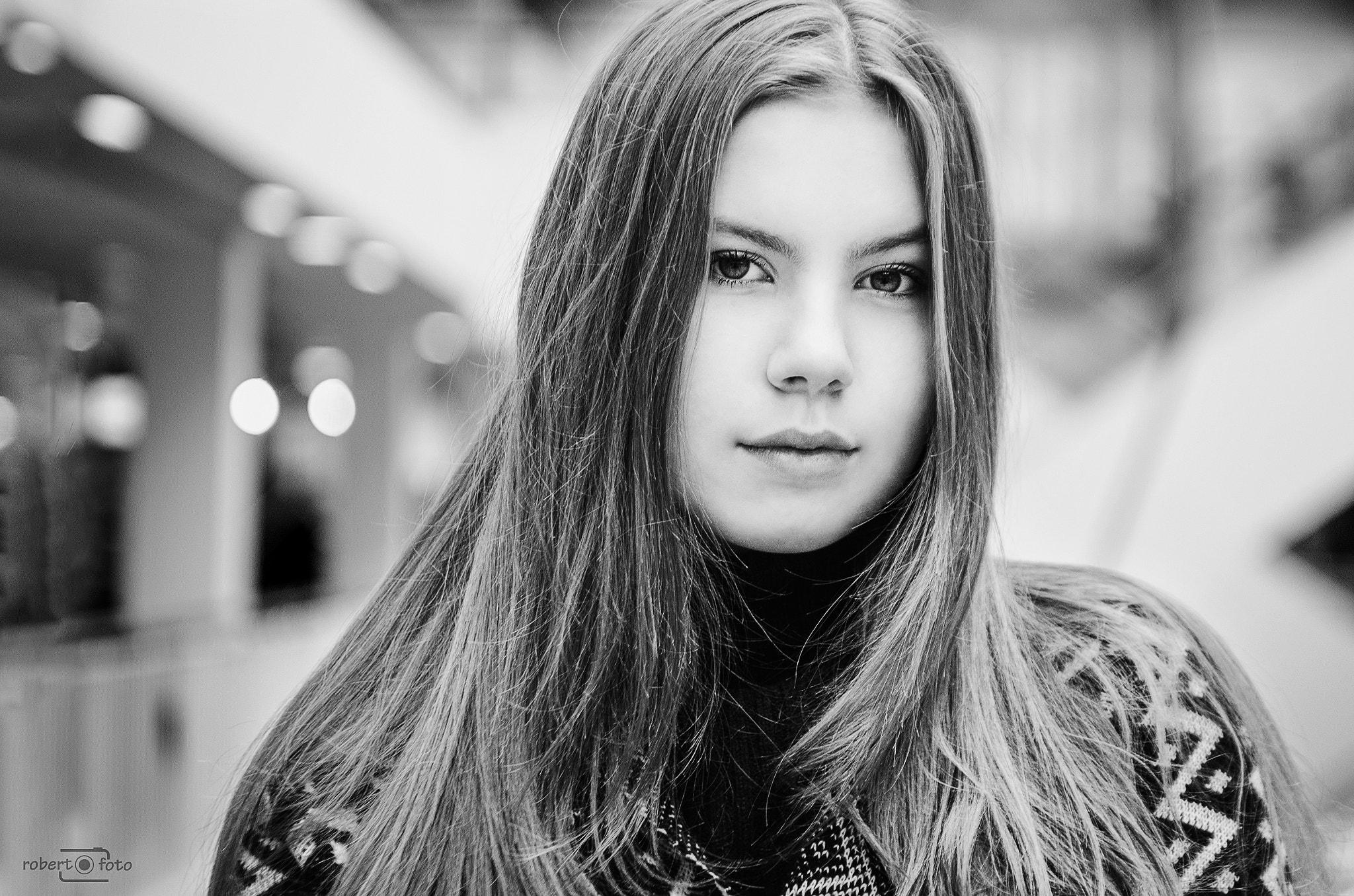 Nikon AF-S Nikkor 24-70mm F2.8G ED sample photo. Portrait b&w photography