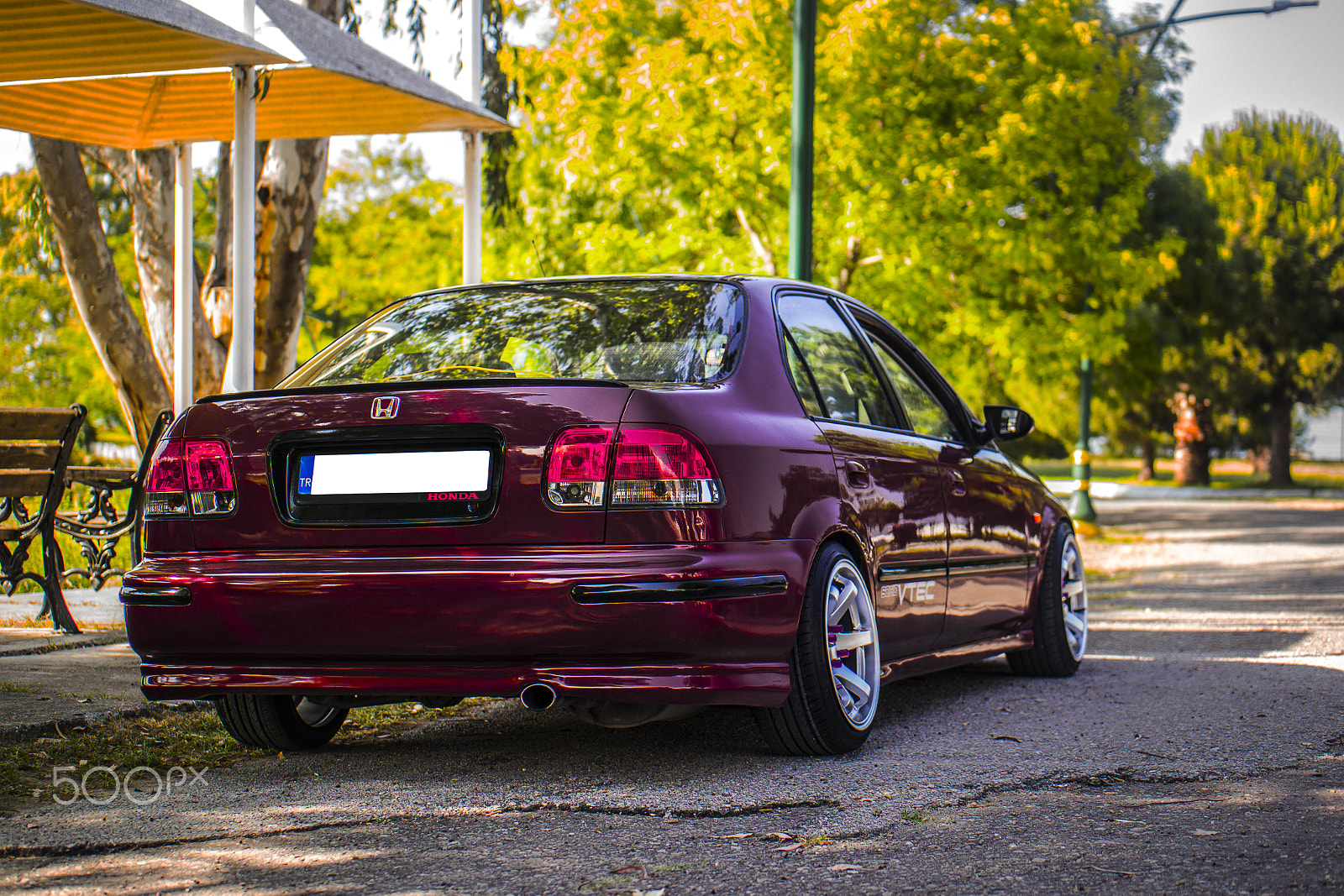 Samsung NX2000 + NX 45mm F1.8 [T6] 2D/3D sample photo. Cars...honda civic photography