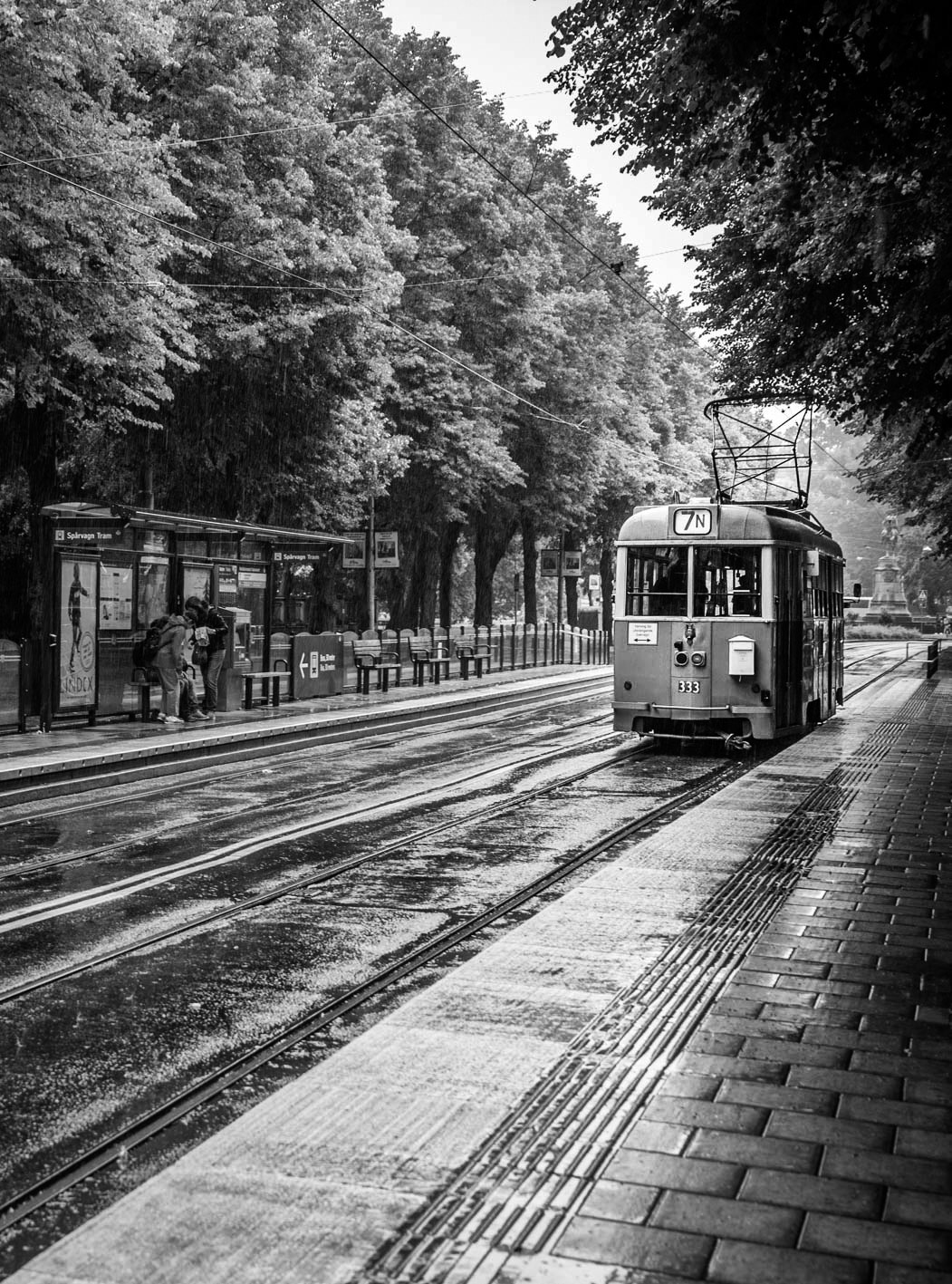 Canon EOS 650D (EOS Rebel T4i / EOS Kiss X6i) sample photo. Tranvia sobre mojado photography