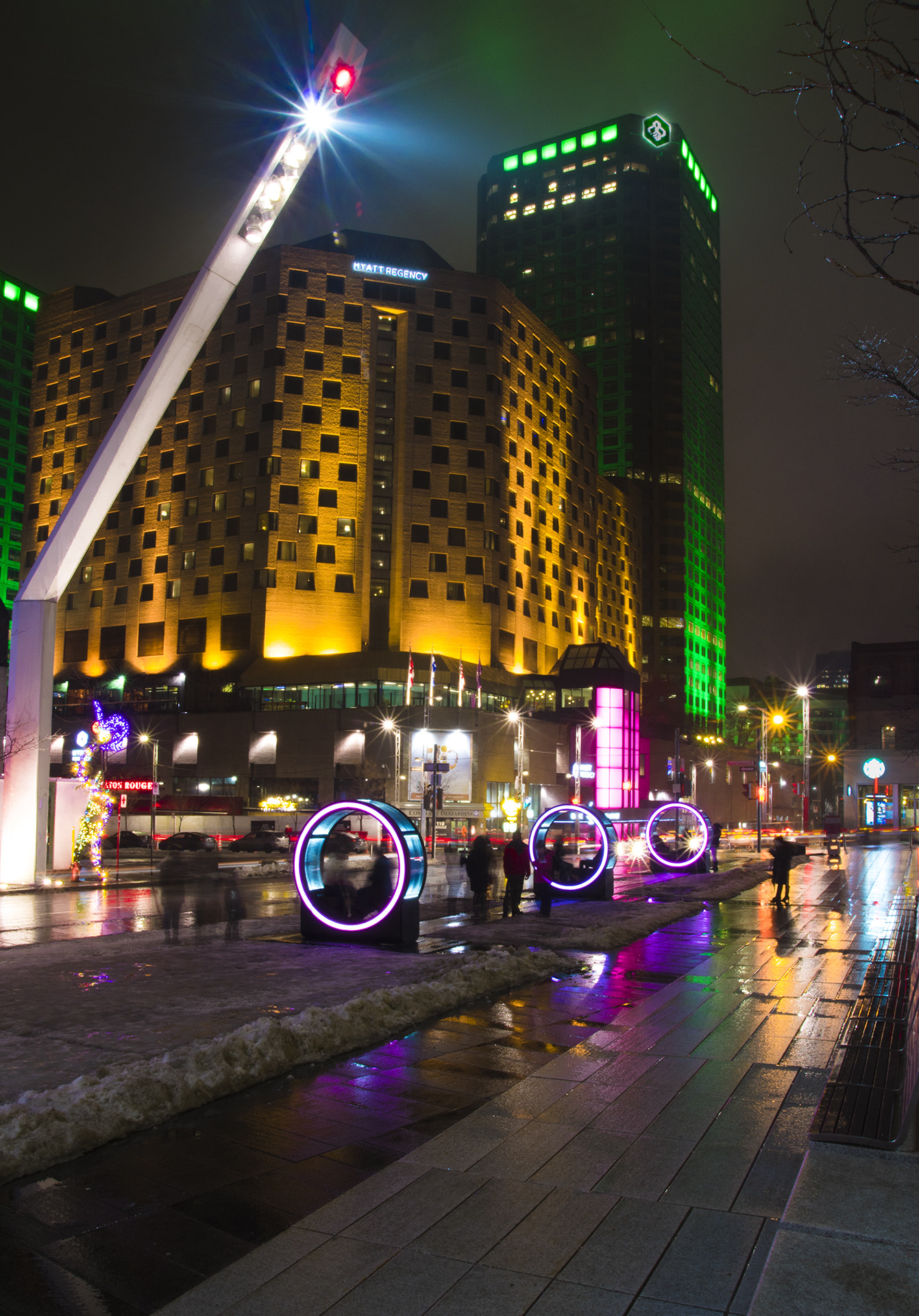 Pentax K-3 II sample photo. Quartier des spectacles montéal photography