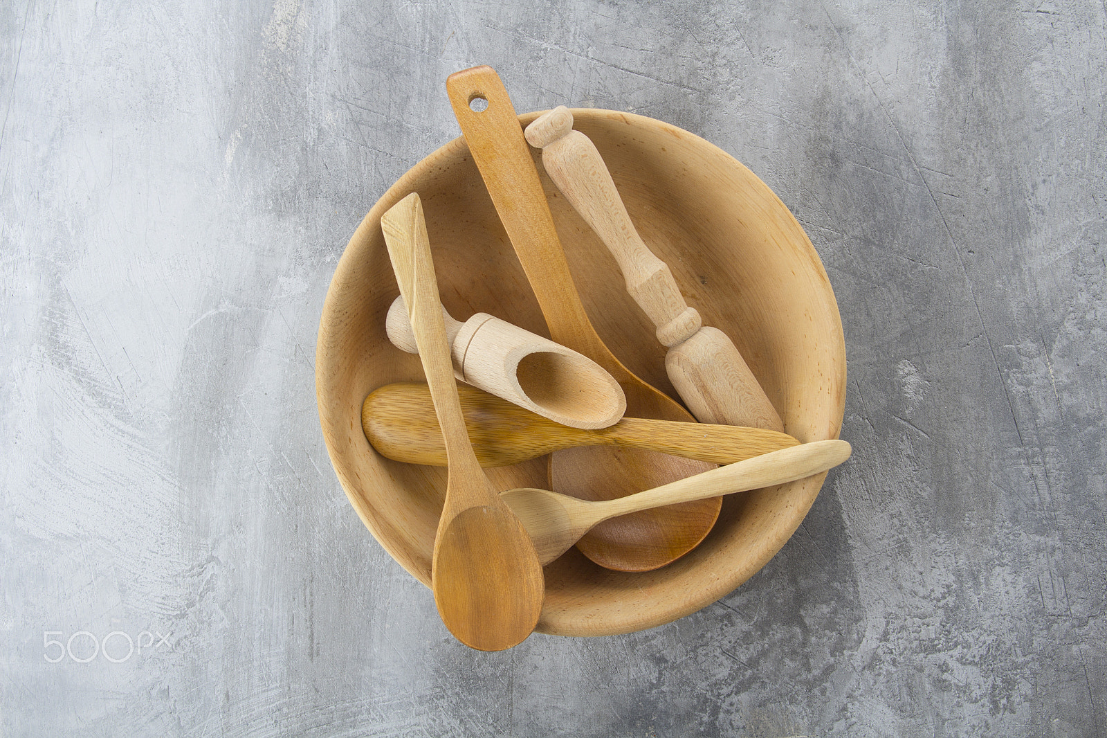 Canon EF 28-135mm F3.5-5.6 IS USM sample photo. Plate wooden spoons kitchen table rustic background photography