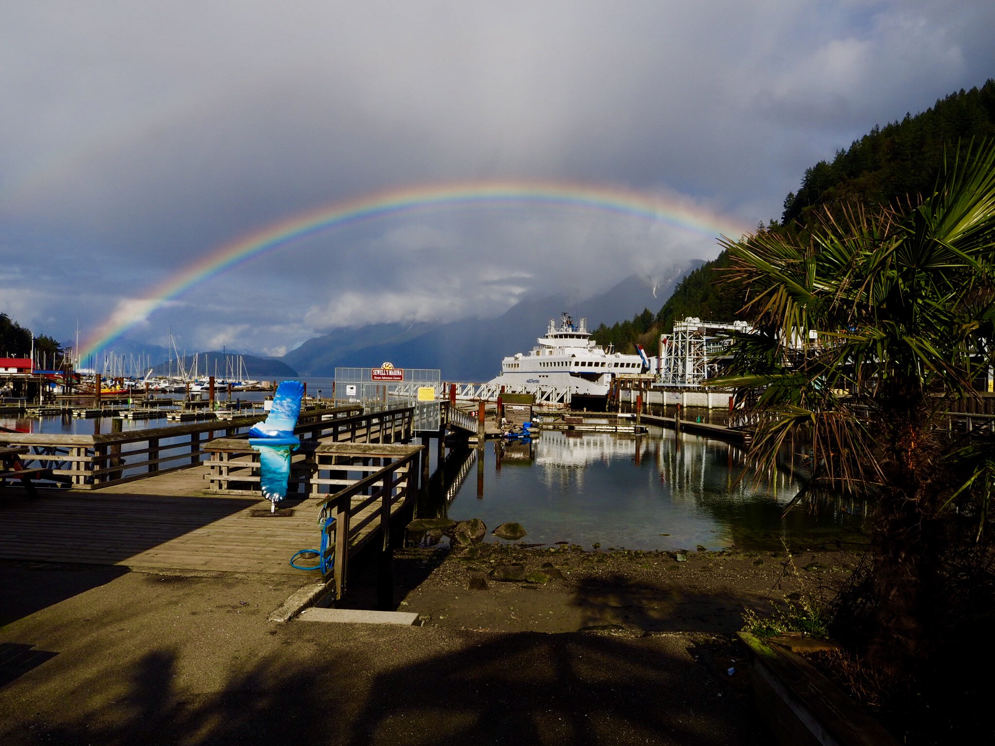 Olympus OM-D E-M1 + OLYMPUS M.12mm F2.0 sample photo. Rainbow. photography