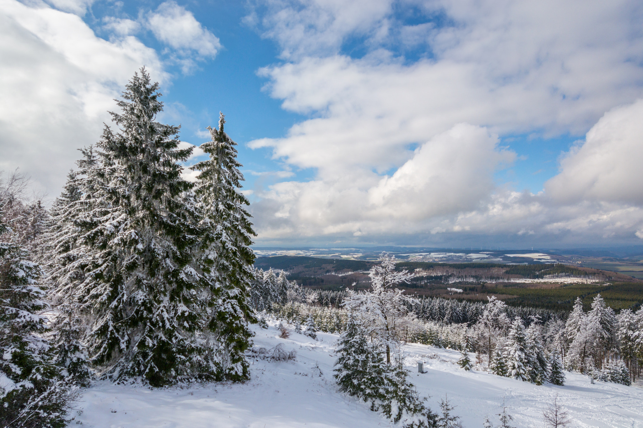 Nikon D7100 sample photo. Winter im hunsrück / snow in the hunsruck photography