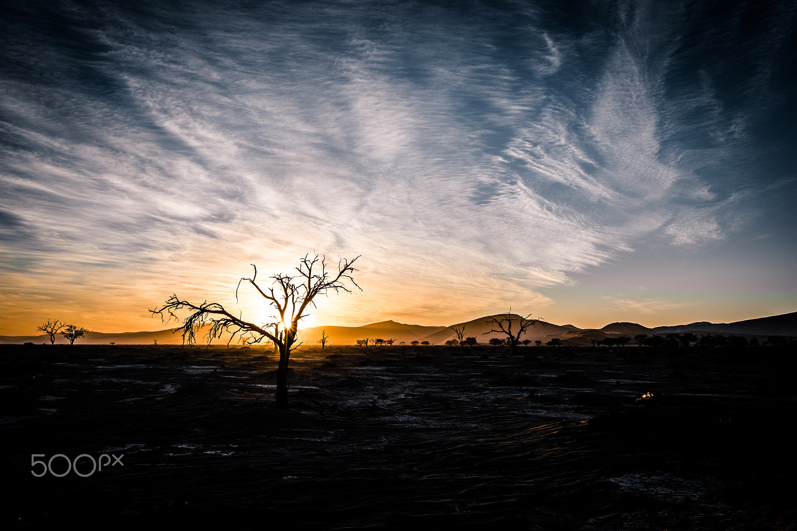 Canon EF 16-35mm F2.8L II USM sample photo. Sunrise in the namib desert photography
