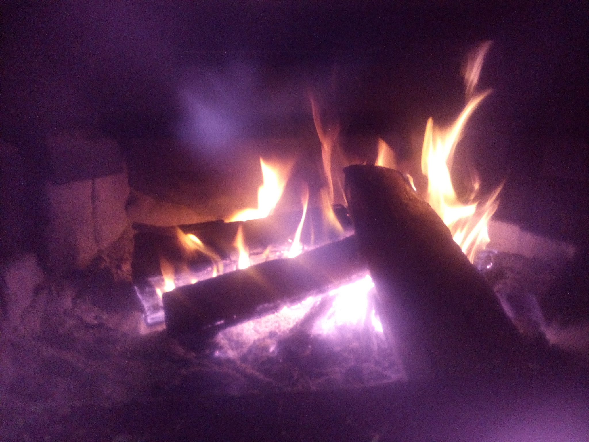 ZTE BLADE A452 sample photo. Fire photography
