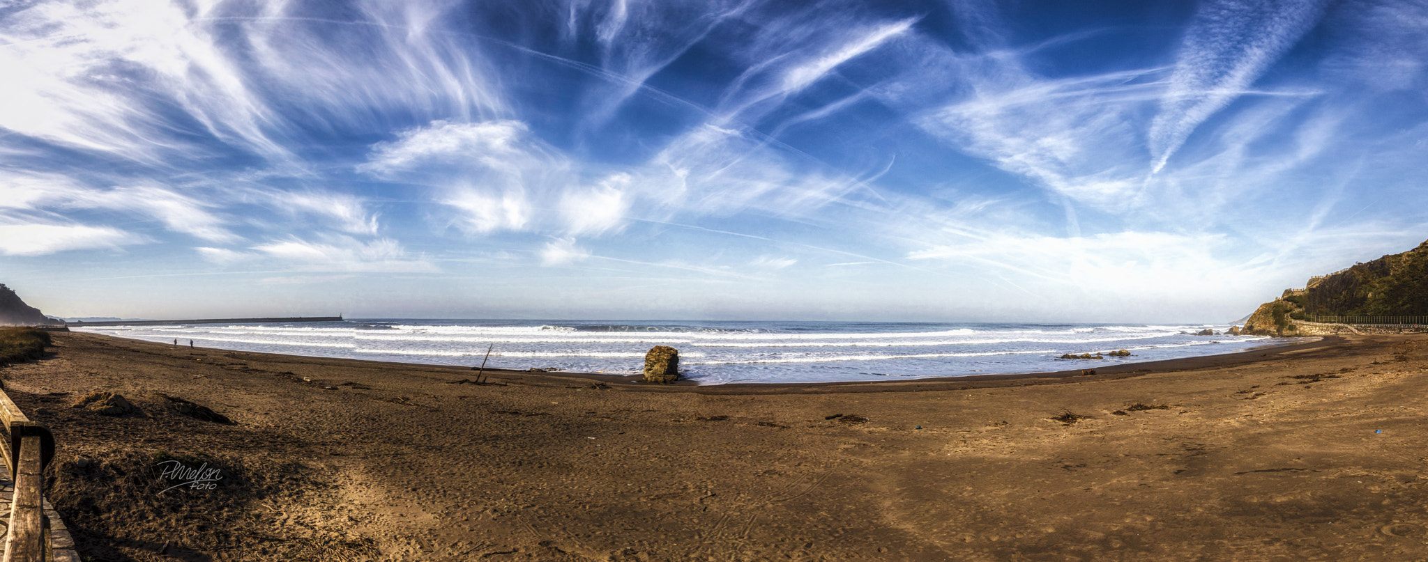 Tamron 16-300mm F3.5-6.3 Di II VC PZD Macro sample photo. Playa de los quebrantos 4 images pano photography