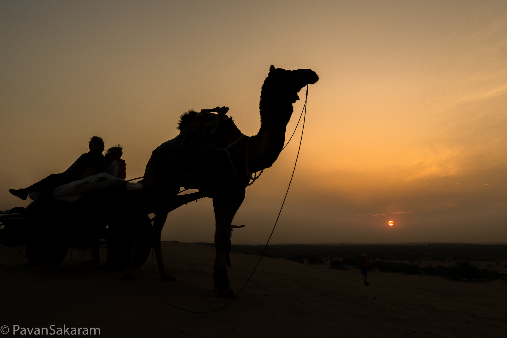 Sony a6500 sample photo. Rajasthani sunset photography