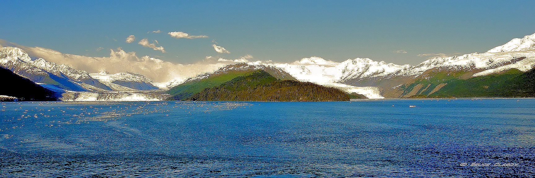 Sony Cyber-shot DSC-TX5 sample photo. College fjord panorama photography