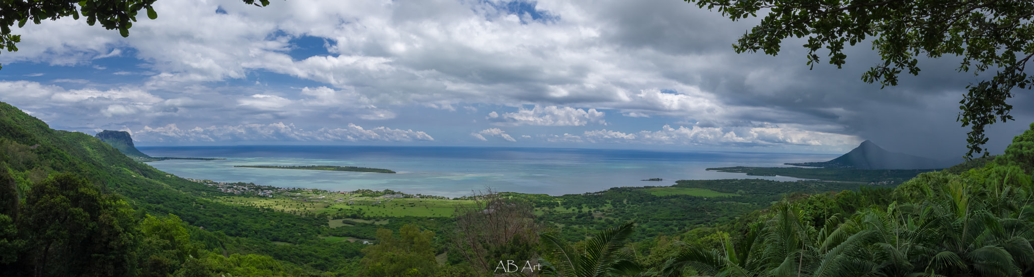 Pentax K-70 sample photo. Panorama mauritius küste photography