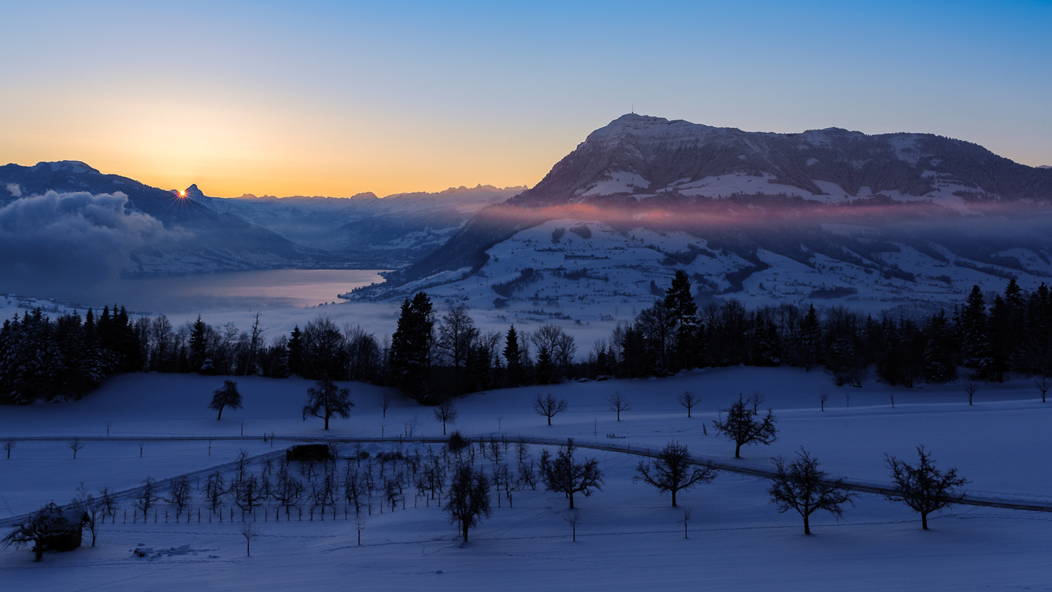 Sigma 24-70mm F2.8 EX DG HSM sample photo. Sunrise photography