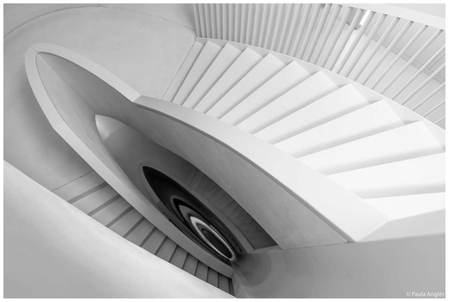 Sony a99 II sample photo. Staircase in white photography