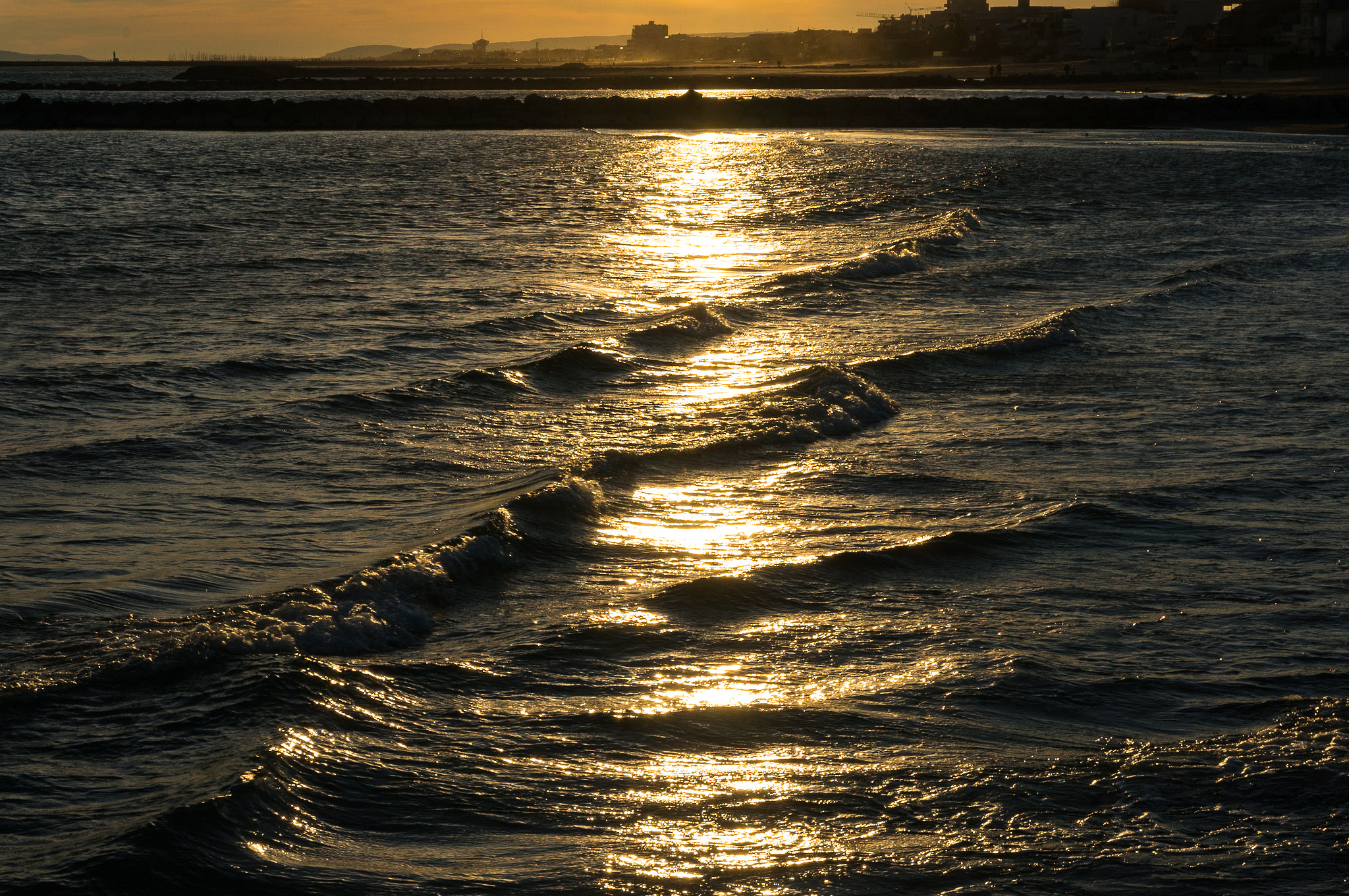 Sony Alpha NEX-5R sample photo. Seascape of camargue photography