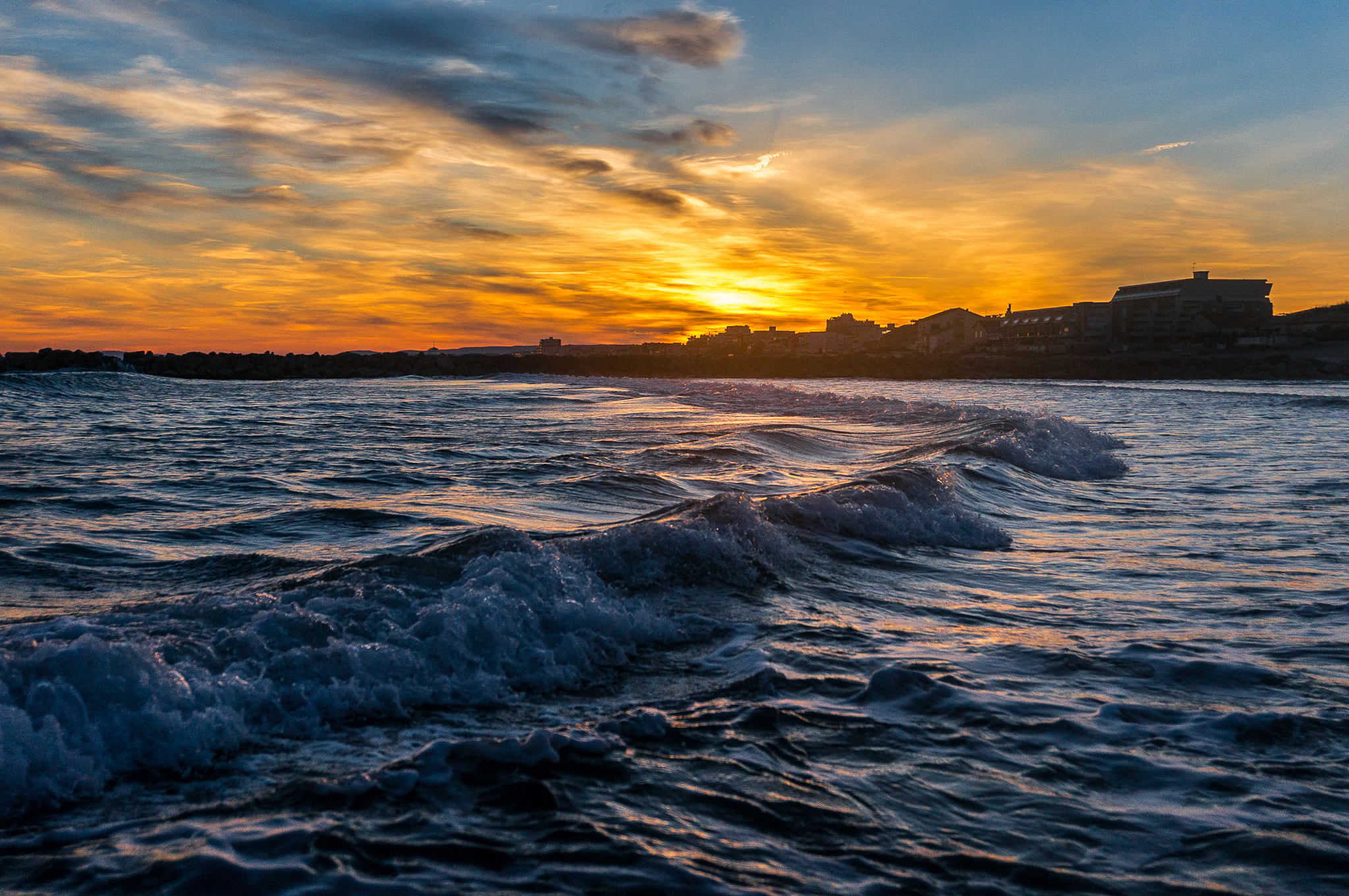 Sony Alpha NEX-5R sample photo. Seascape of camargue photography