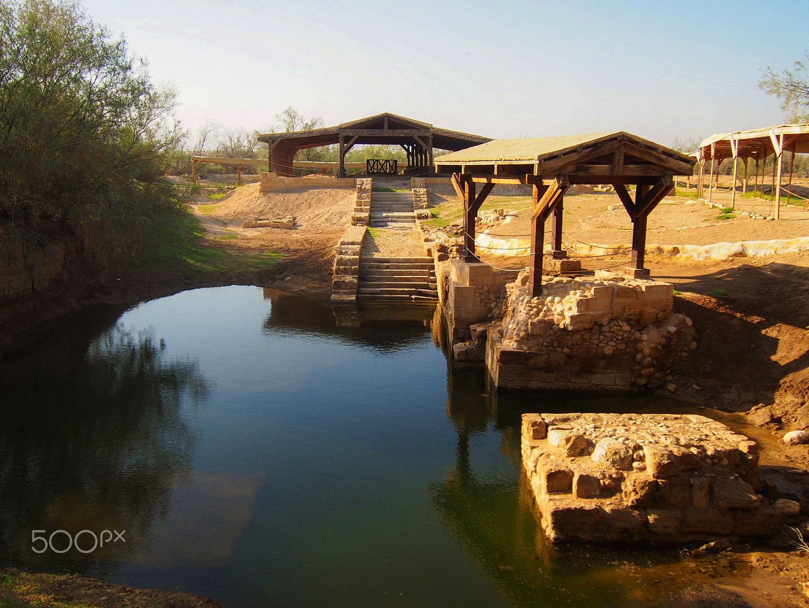 Olympus OM-D E-M5 sample photo. Jesus baptism site at bethany beyond the jordan photography