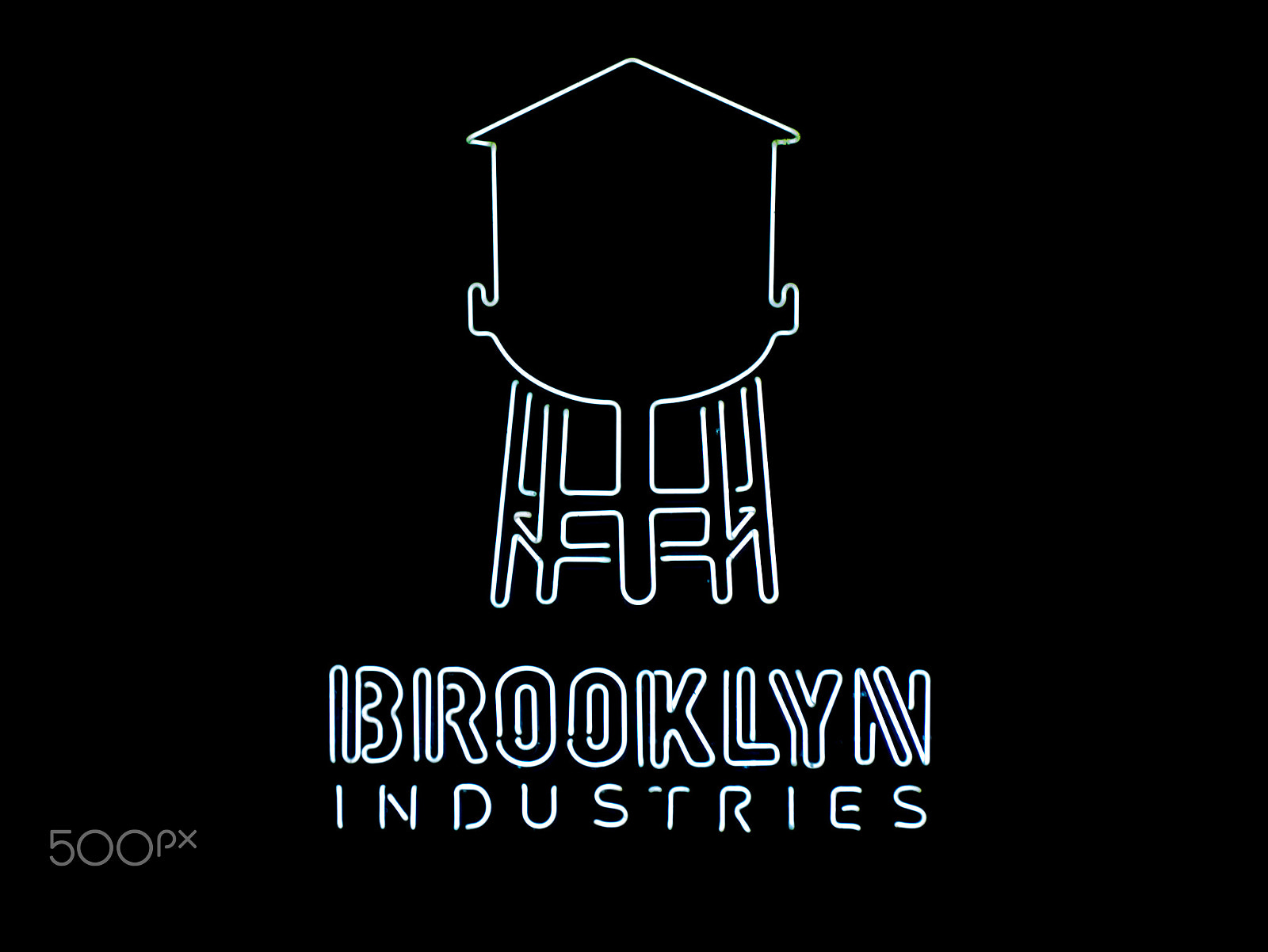 Panasonic Lumix DMC-GF6 + Panasonic Lumix G Vario 14-140mm F3.5-5.6 ASPH Power O.I.S sample photo. Brooklyn industries (neon light) photography