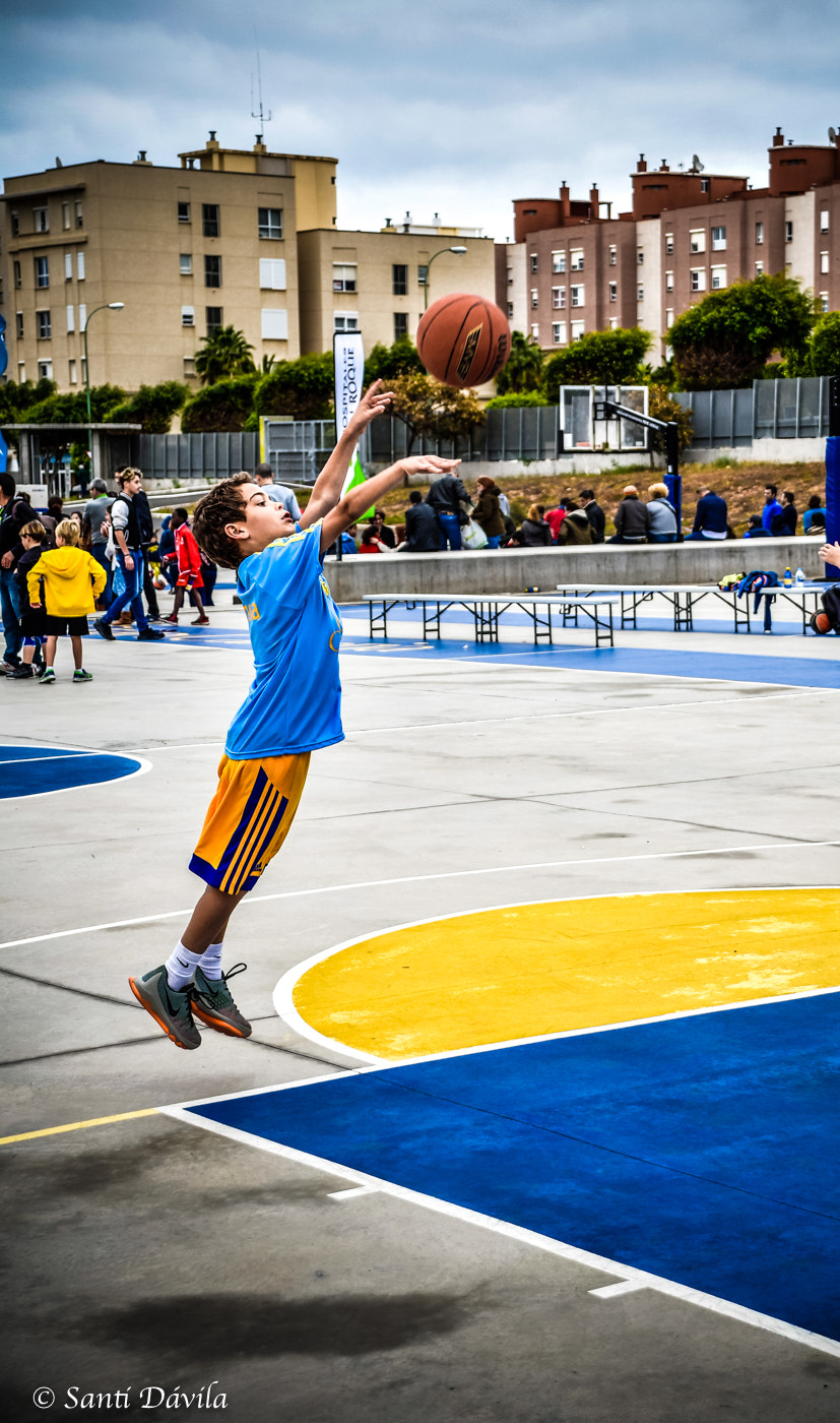 Nikon D500 sample photo. Baloncesto photography