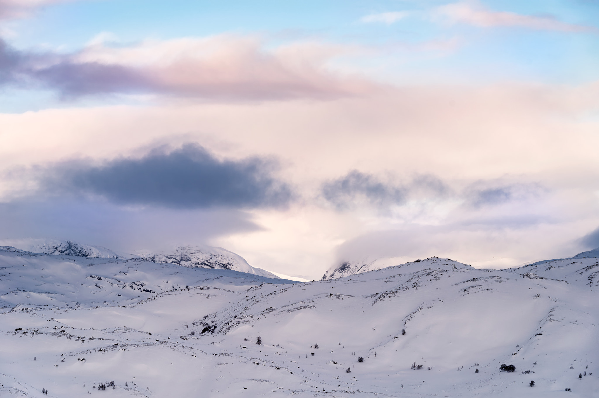 Pentax K-1 sample photo. Clouds over mountains photography