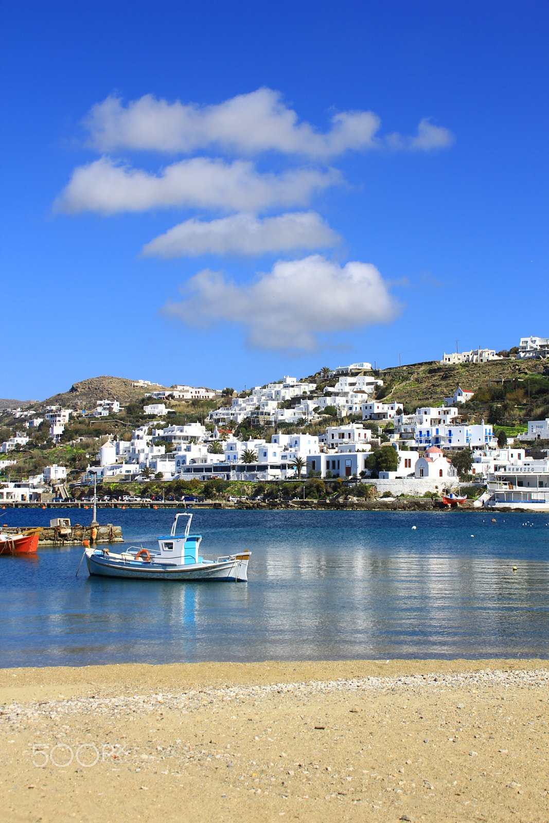 Canon EF 75-300mm F4.0-5.6 IS USM sample photo. Colors of mikonos photography