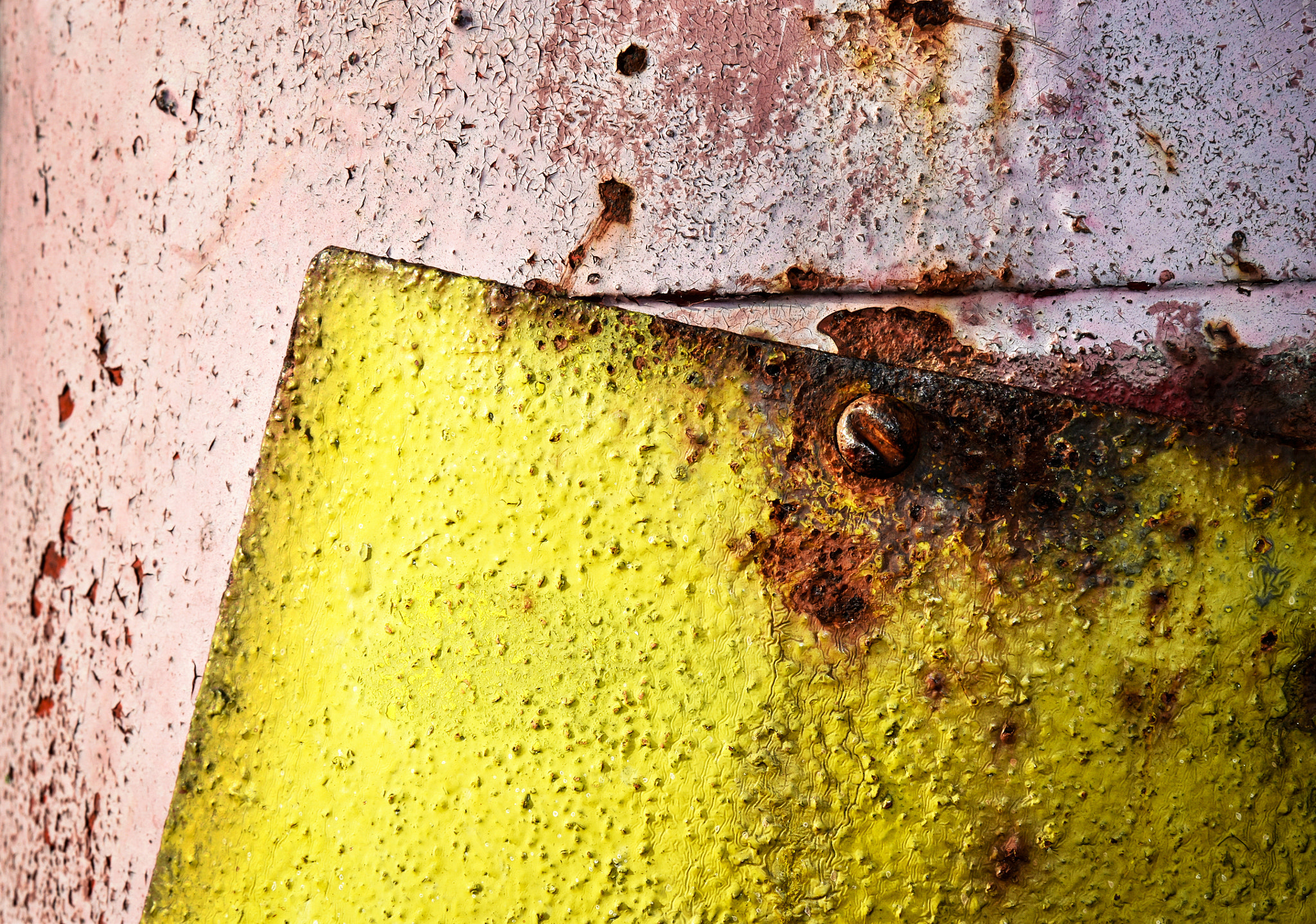 Nikon D5500 sample photo. Old colored iron plate photography