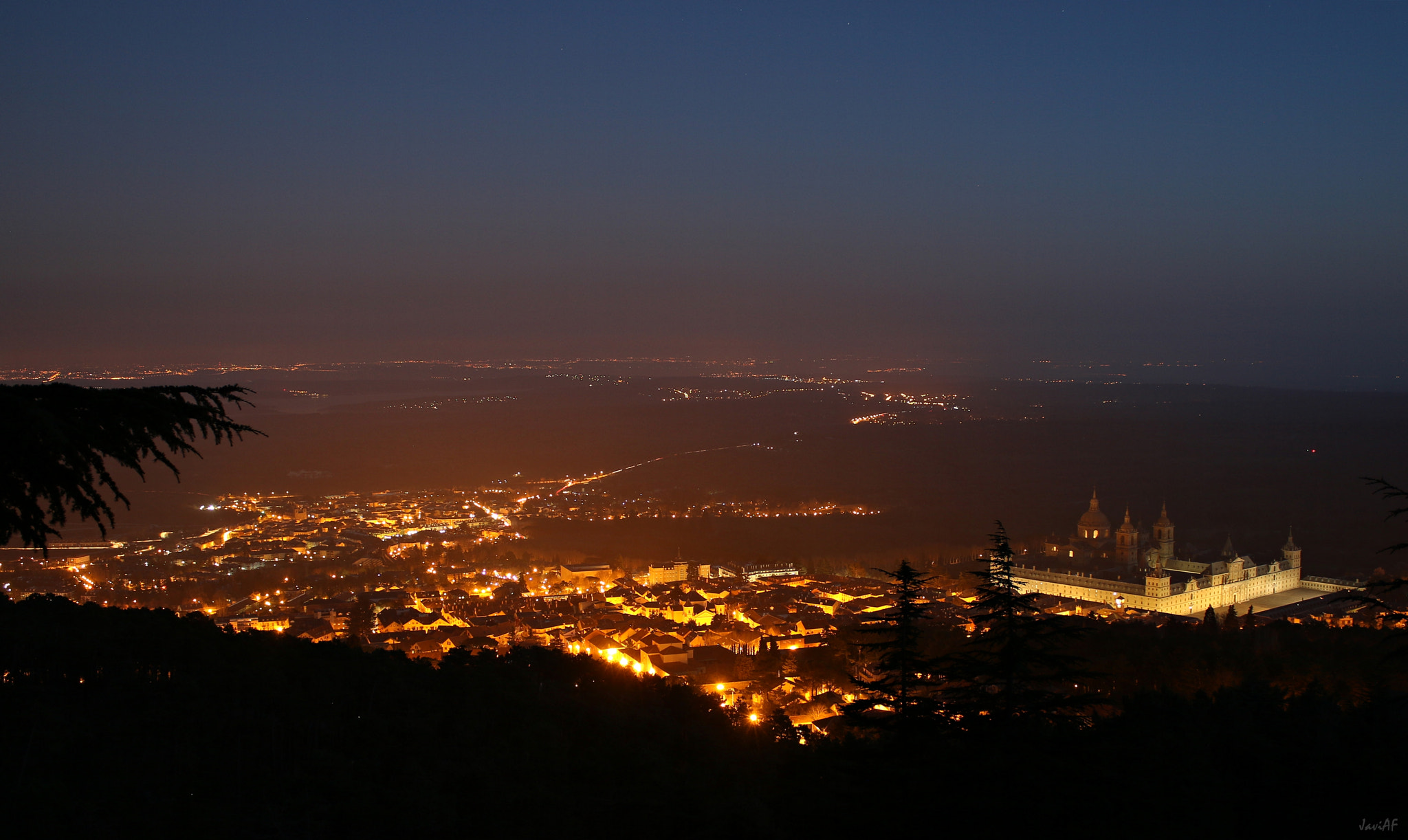 Canon EF-S 18-55mm F3.5-5.6 IS sample photo. San lorenzo del escorial y monasterio desde mt. abantos photography
