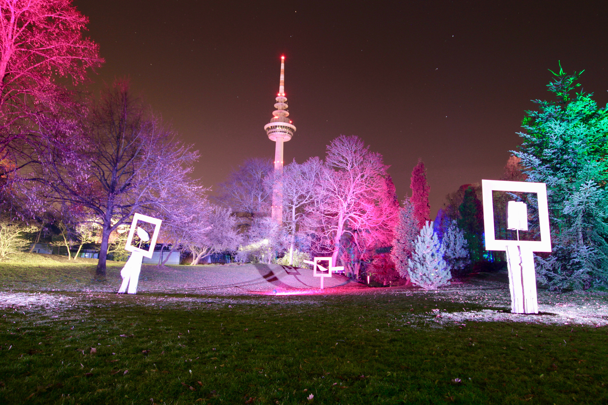 Sigma 10-20mm F3.5 EX DC HSM sample photo. Winterlichter luisenpark photography