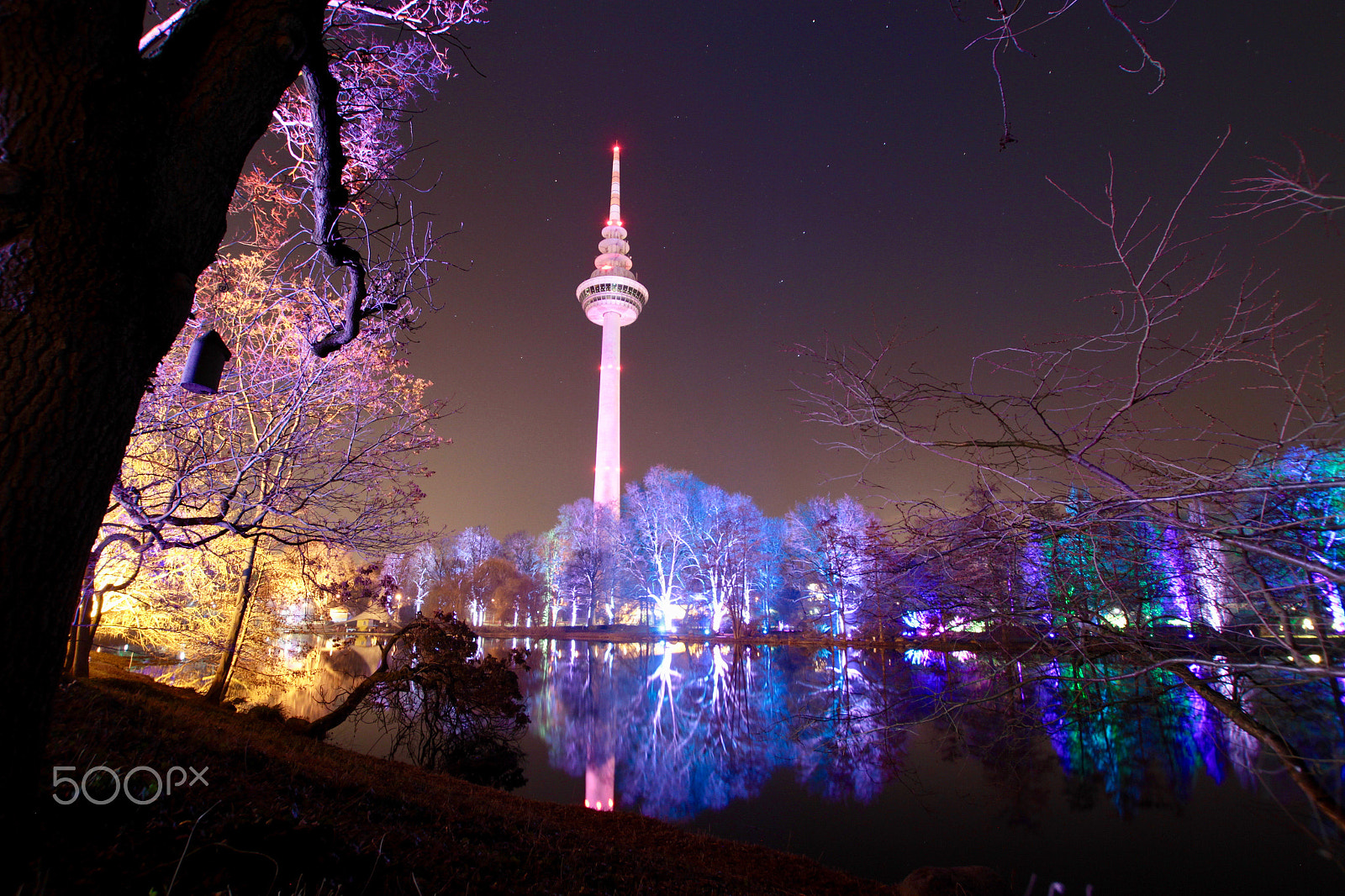 Sigma 10-20mm F3.5 EX DC HSM sample photo. Winterlichter luisenpark photography