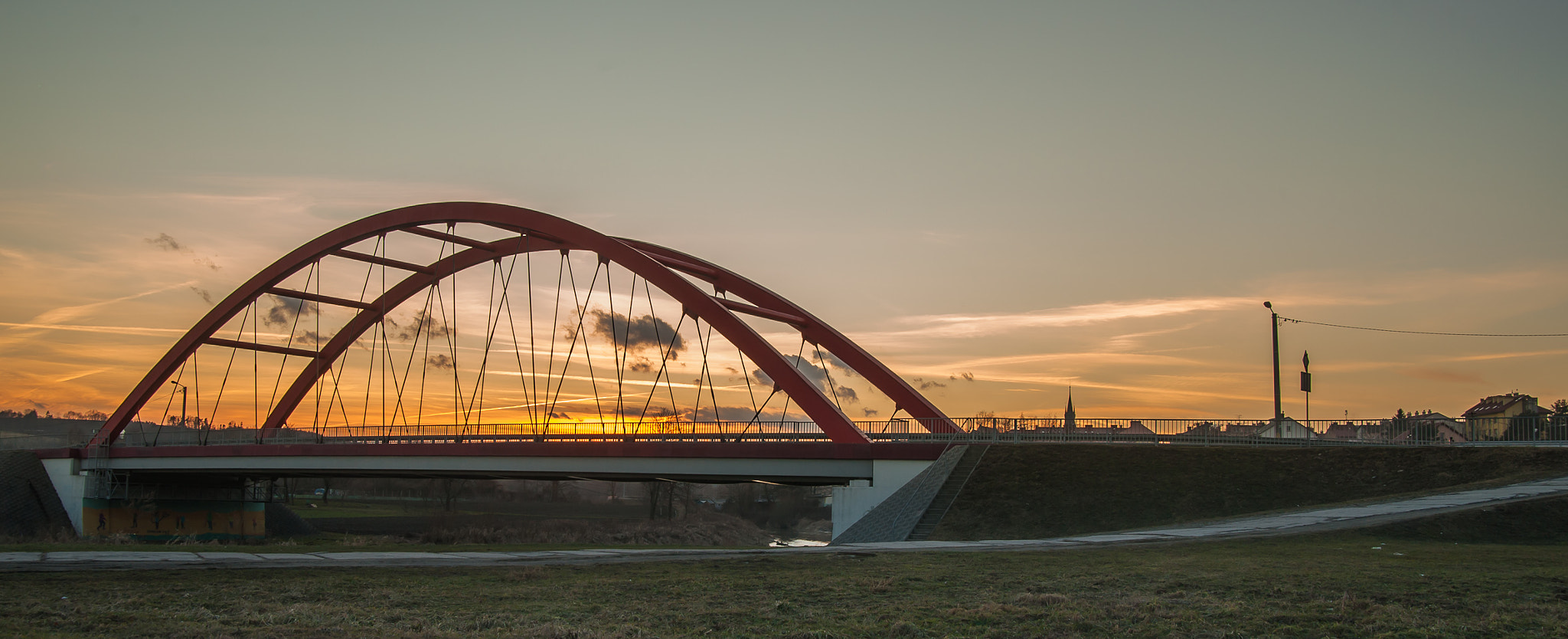 Nikon D700 sample photo. Gate and sunset photography