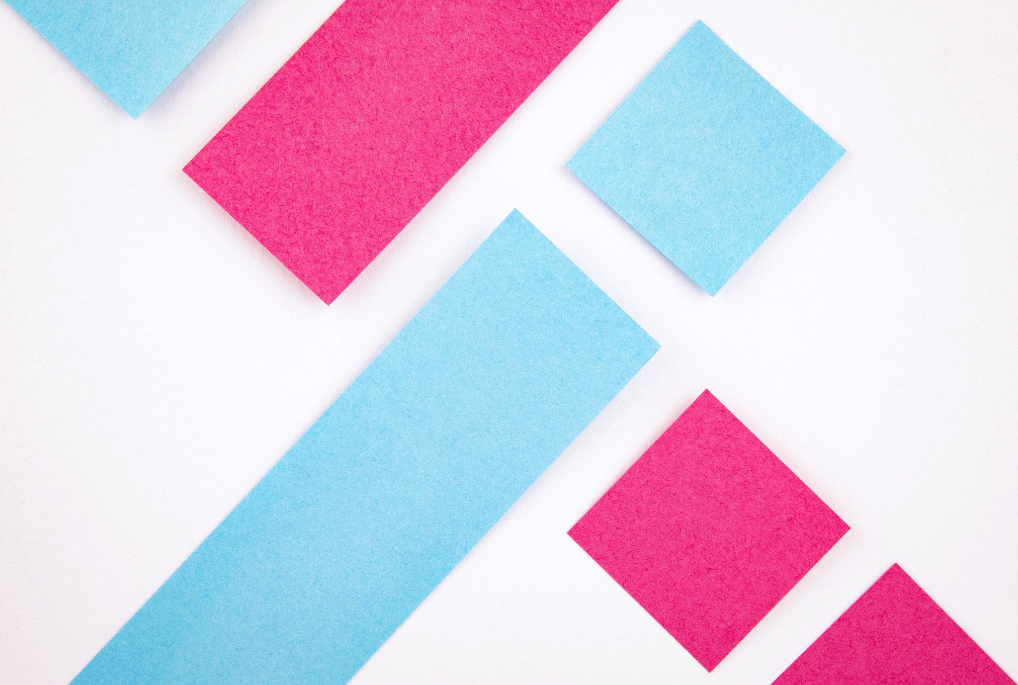 Nikon D5500 sample photo. Blue and red paper photography
