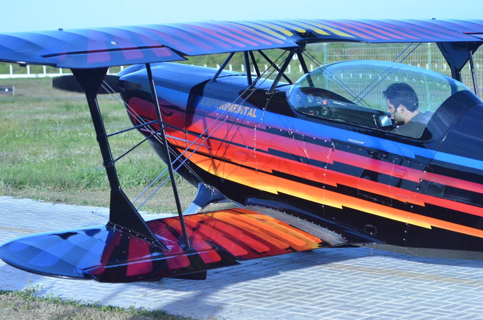 Nikon AF-S Nikkor 70-200mm F2.8G ED VR II sample photo. Beaultifull experimental biplane photography