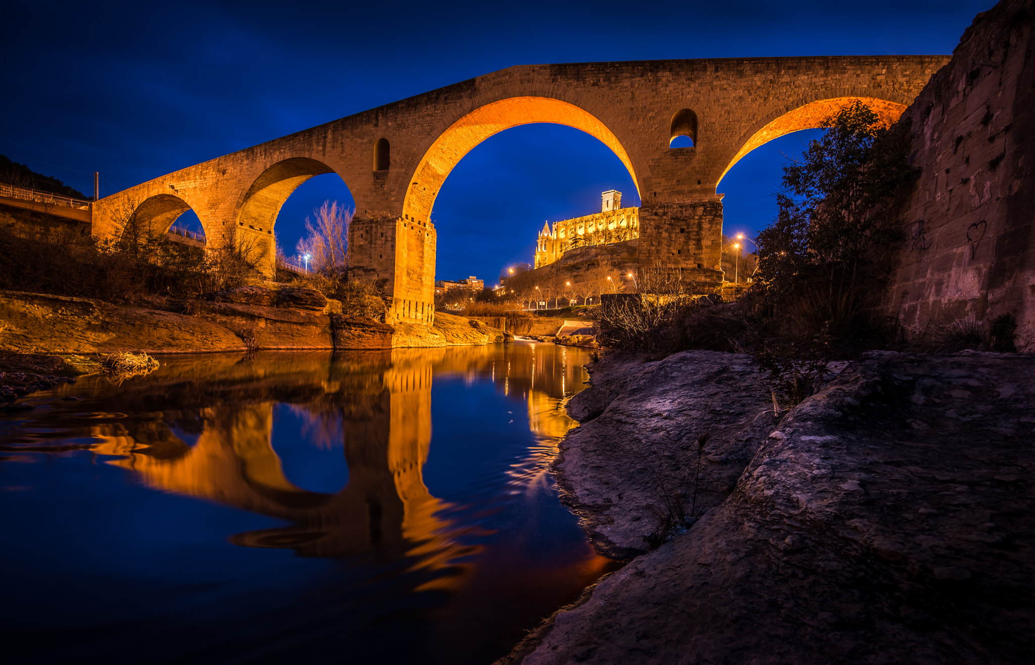 Tamron SP 15-30mm F2.8 Di VC USD sample photo. Manresa bridge, catalonia, spain photography