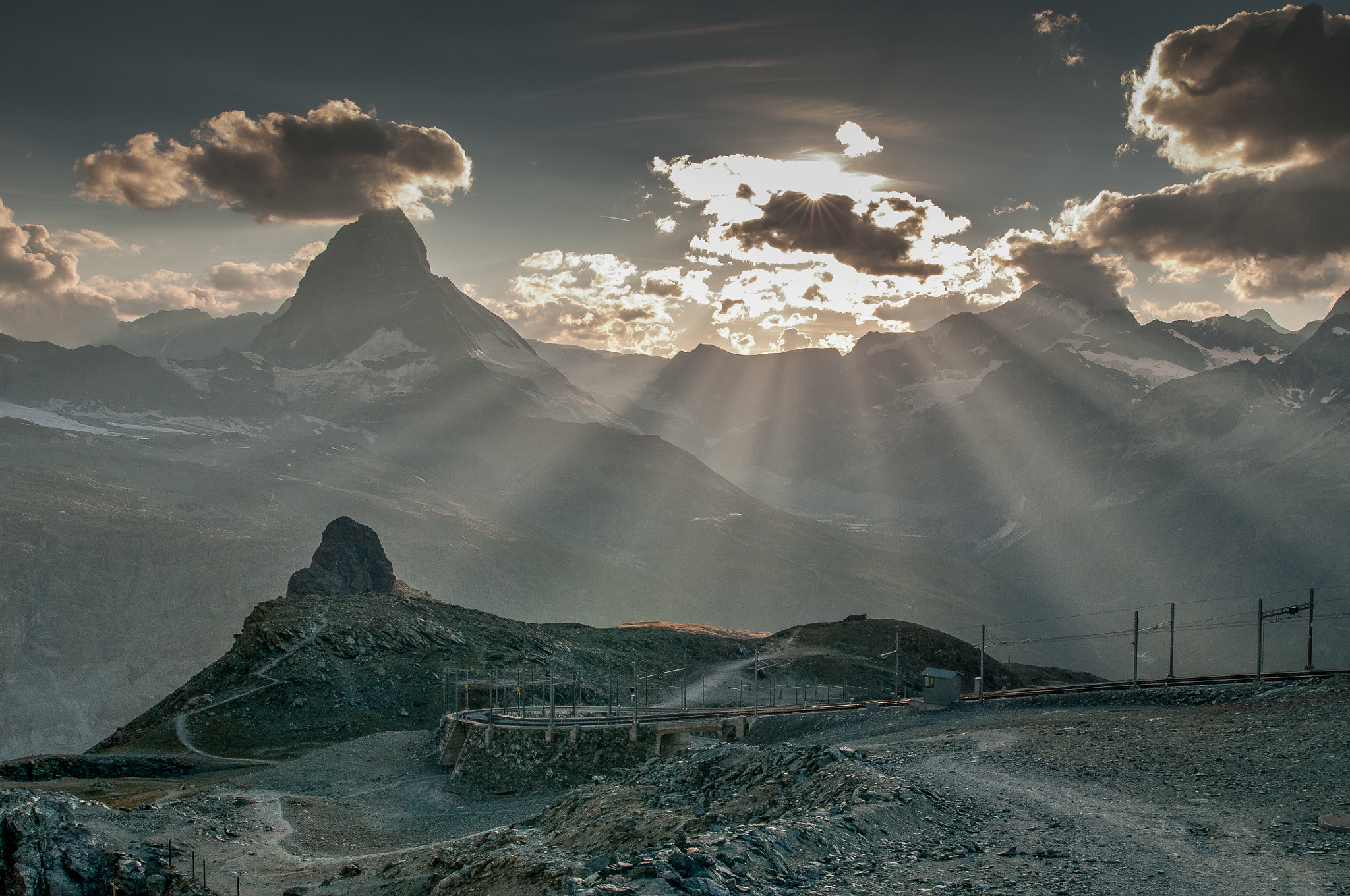 Nikon D300S + Nikon AF-S Nikkor 24mm F1.4G ED sample photo. Gornergrat photography