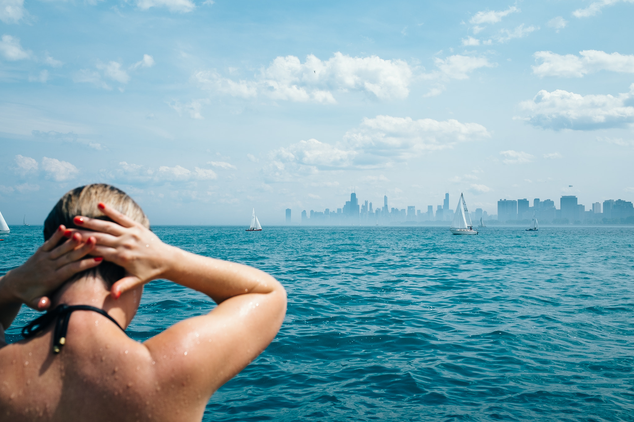 Fujifilm XF 23mm F1.4 R sample photo. Lake michigan photography