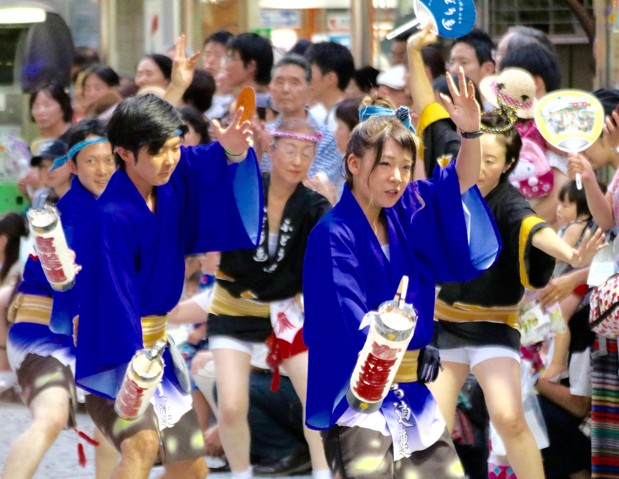 Canon EOS 80D + Canon 70-300mm sample photo. Japanese summer festival (matsuri) photography