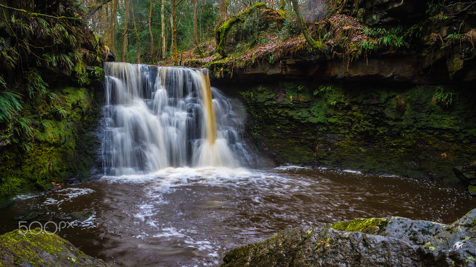 Sony DT 18-70mm F3.5-5.6 sample photo. Goit stock waterfall photography