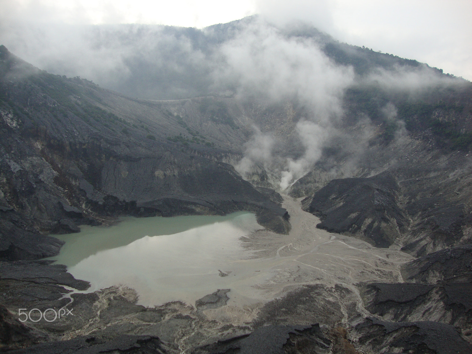 Sony DSC-W215 sample photo. Tangkuban perahu crater photography