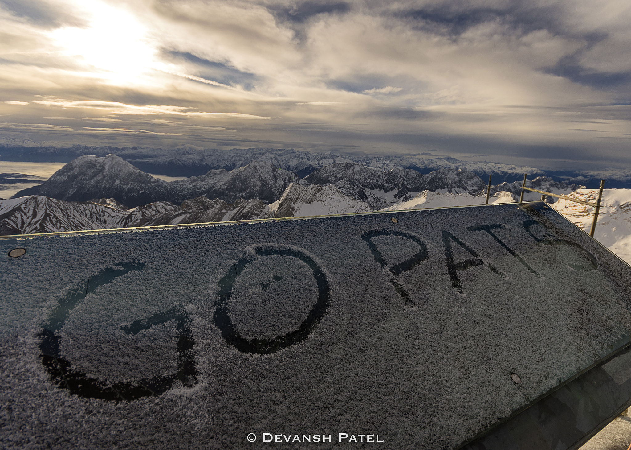 Nikon D7200 + Sigma 10-20mm F4-5.6 EX DC HSM sample photo. Alps from zugspitze photography
