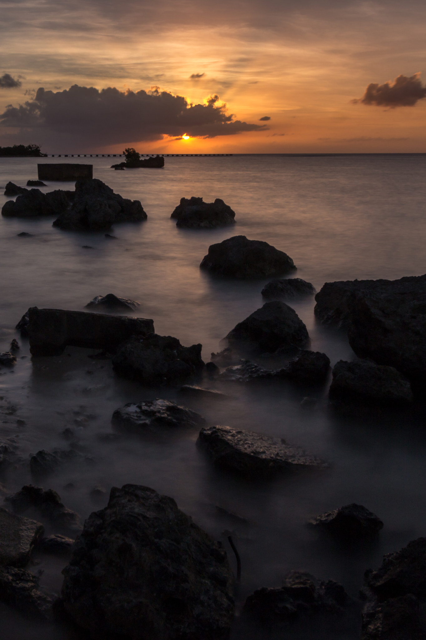 Canon EF-S 10-22mm F3.5-4.5 USM sample photo. Guam sunset photography