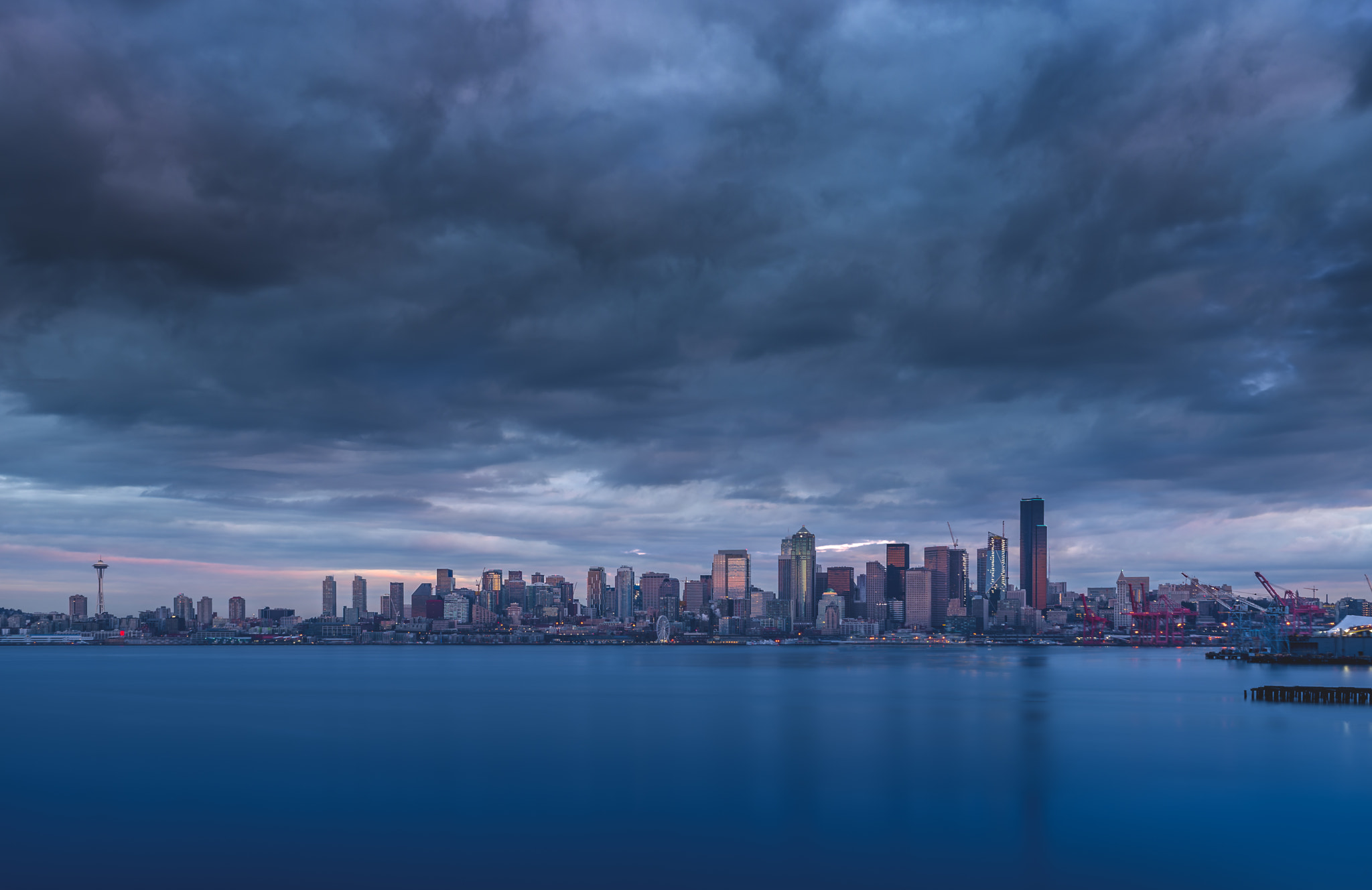 Nikon D600 sample photo. Dramatic skies over seattle photography