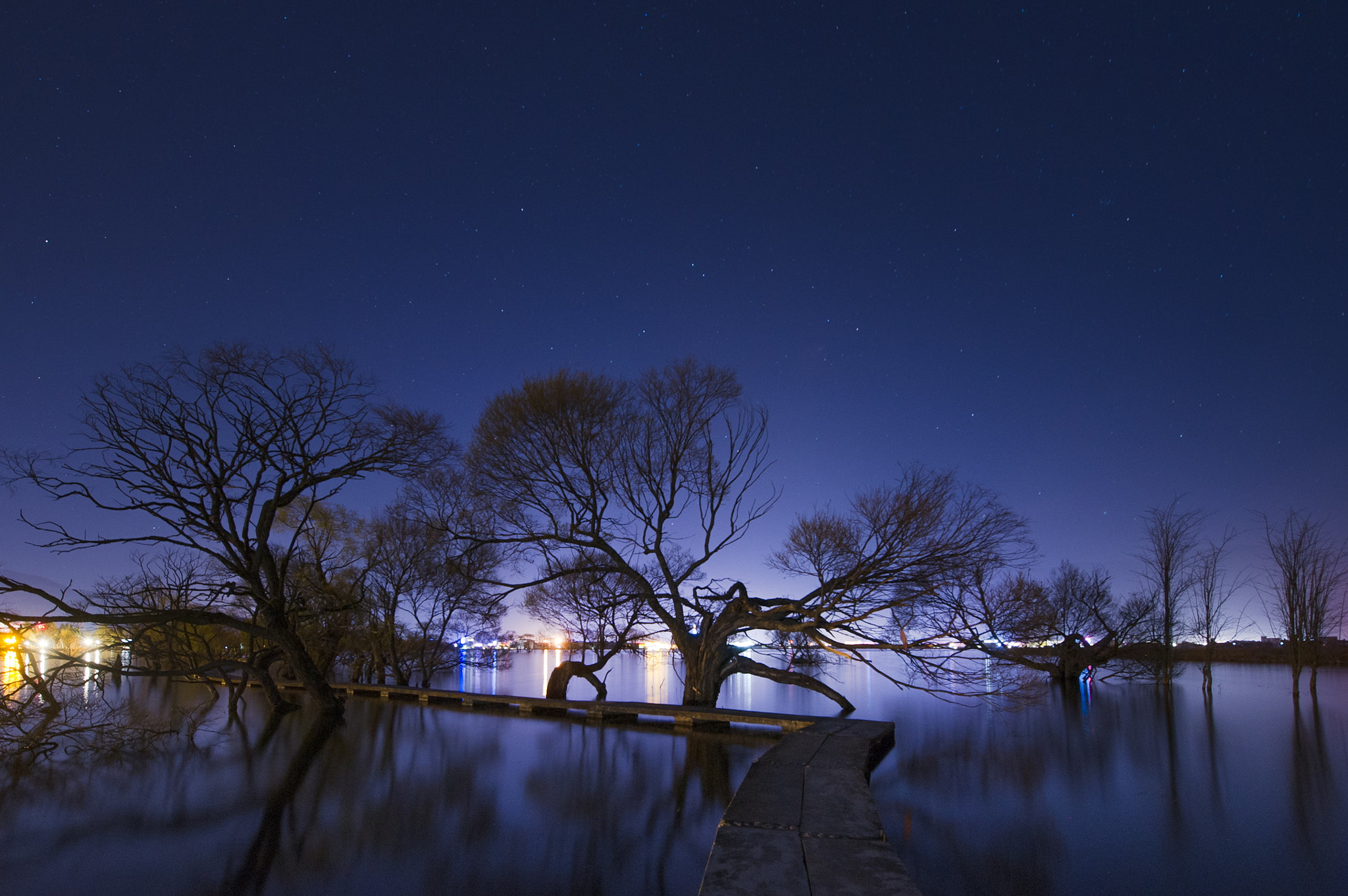 Nikon D3S sample photo. Winter night photography
