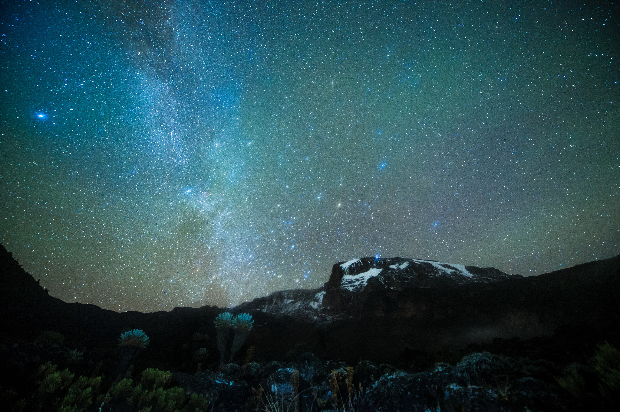 Nikon D3S sample photo. Mt kilimanjaro's night photography