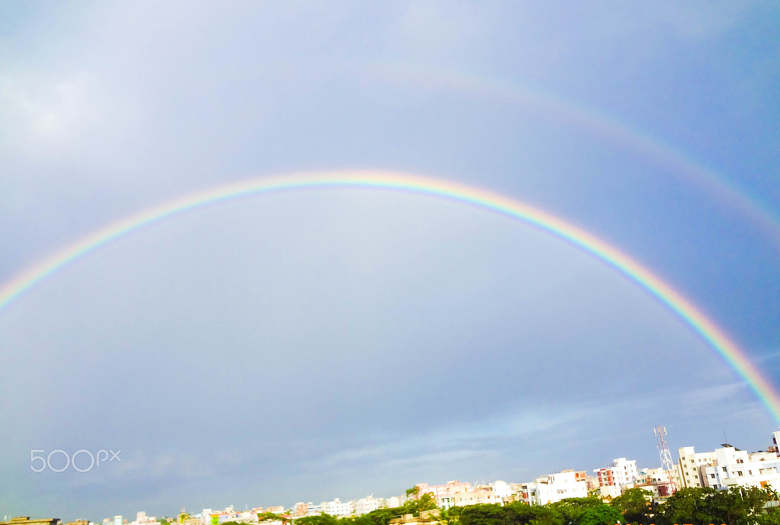 Sony DSC-WX7 sample photo. Rainbow photography