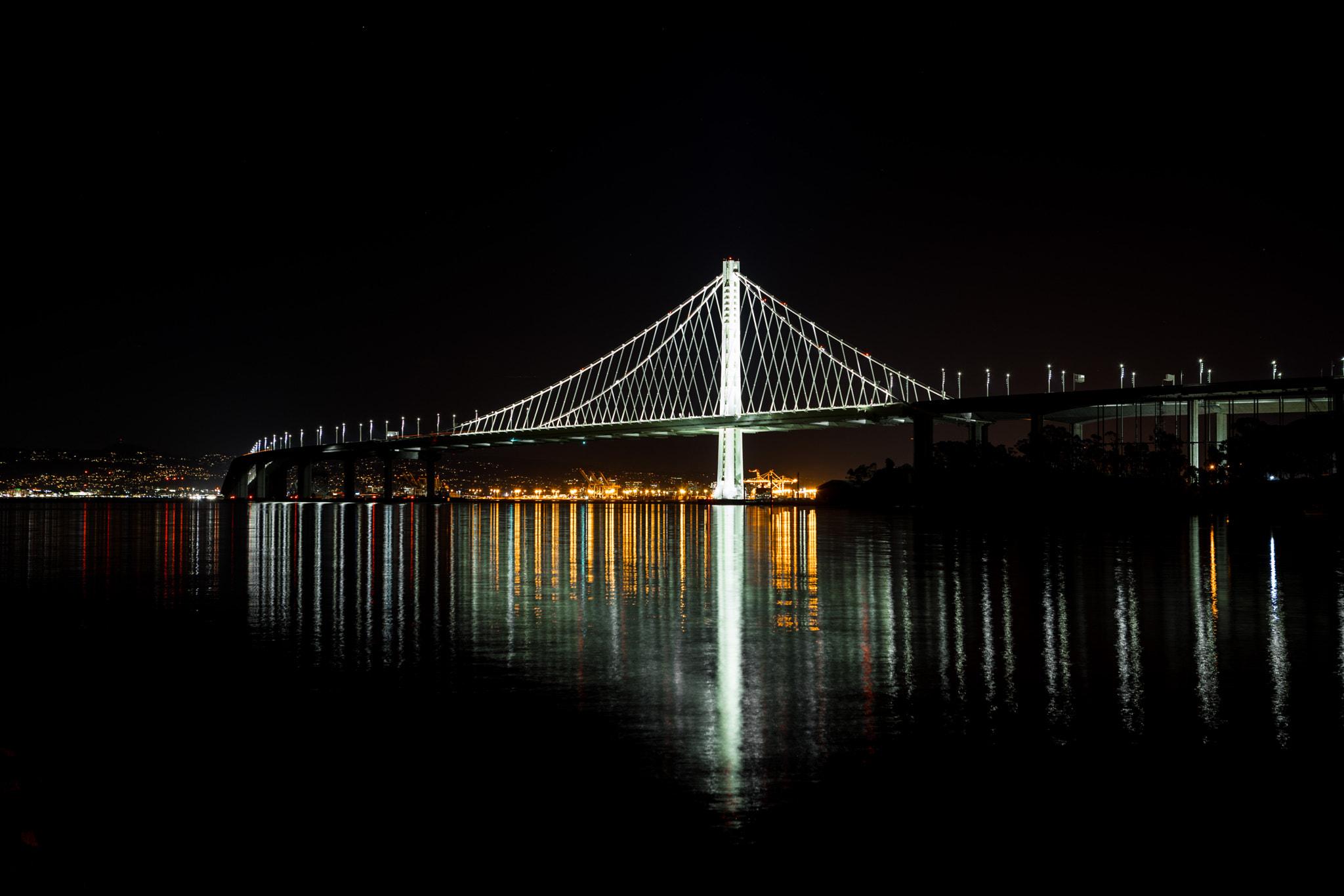 Sony a7 II sample photo. Oakland's bay bridge photography