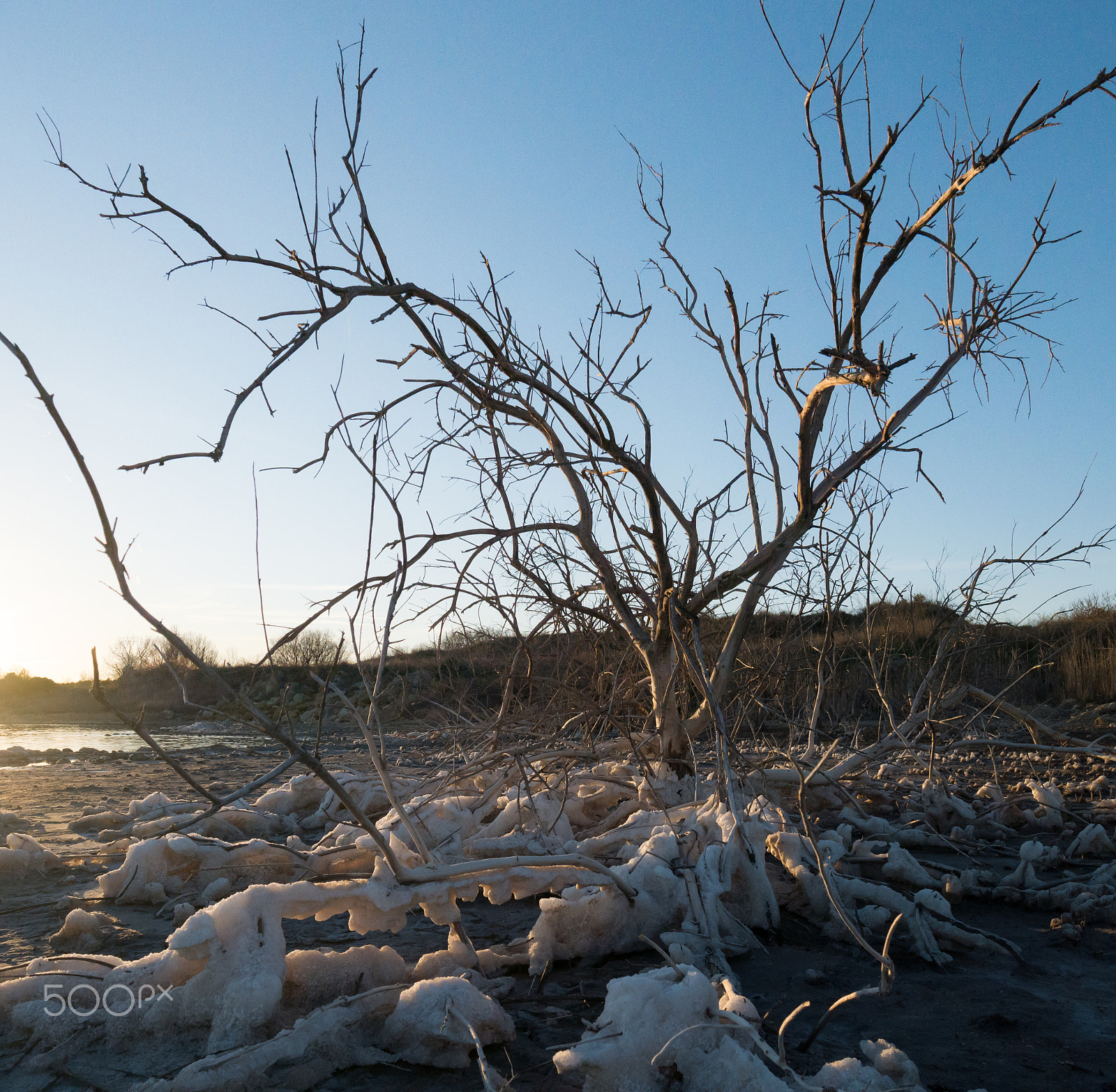 Panasonic Lumix DMC-GX7 sample photo. The saline lake #5 photography