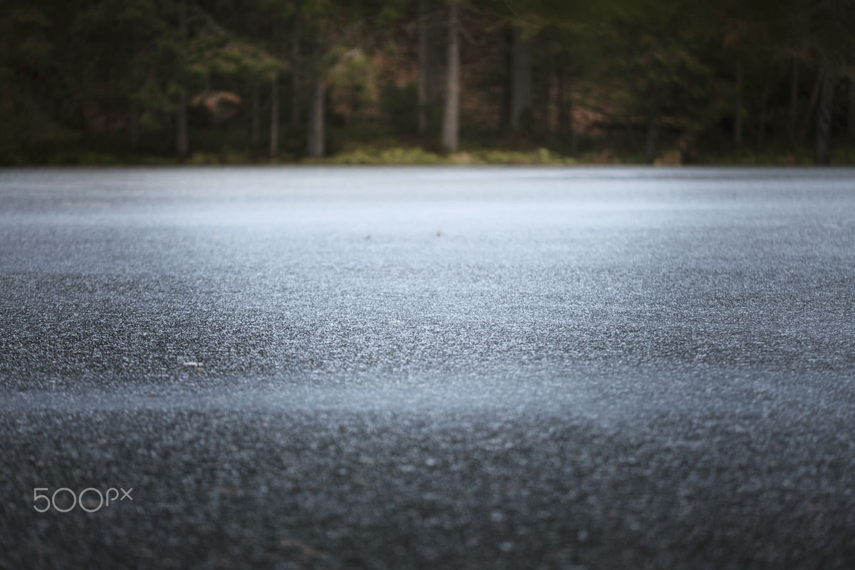 Sigma APO Macro 150mm f/2.8 EX DG HSM sample photo. Frozen lake photography