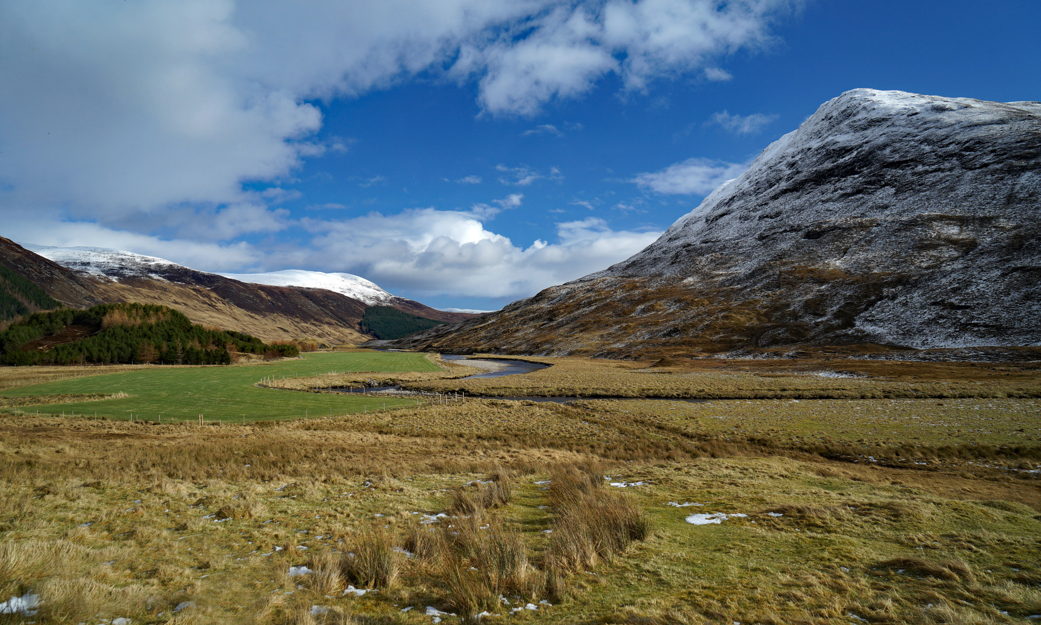 Sony a7 sample photo. 1st march, strathconon, scottish highlands photography