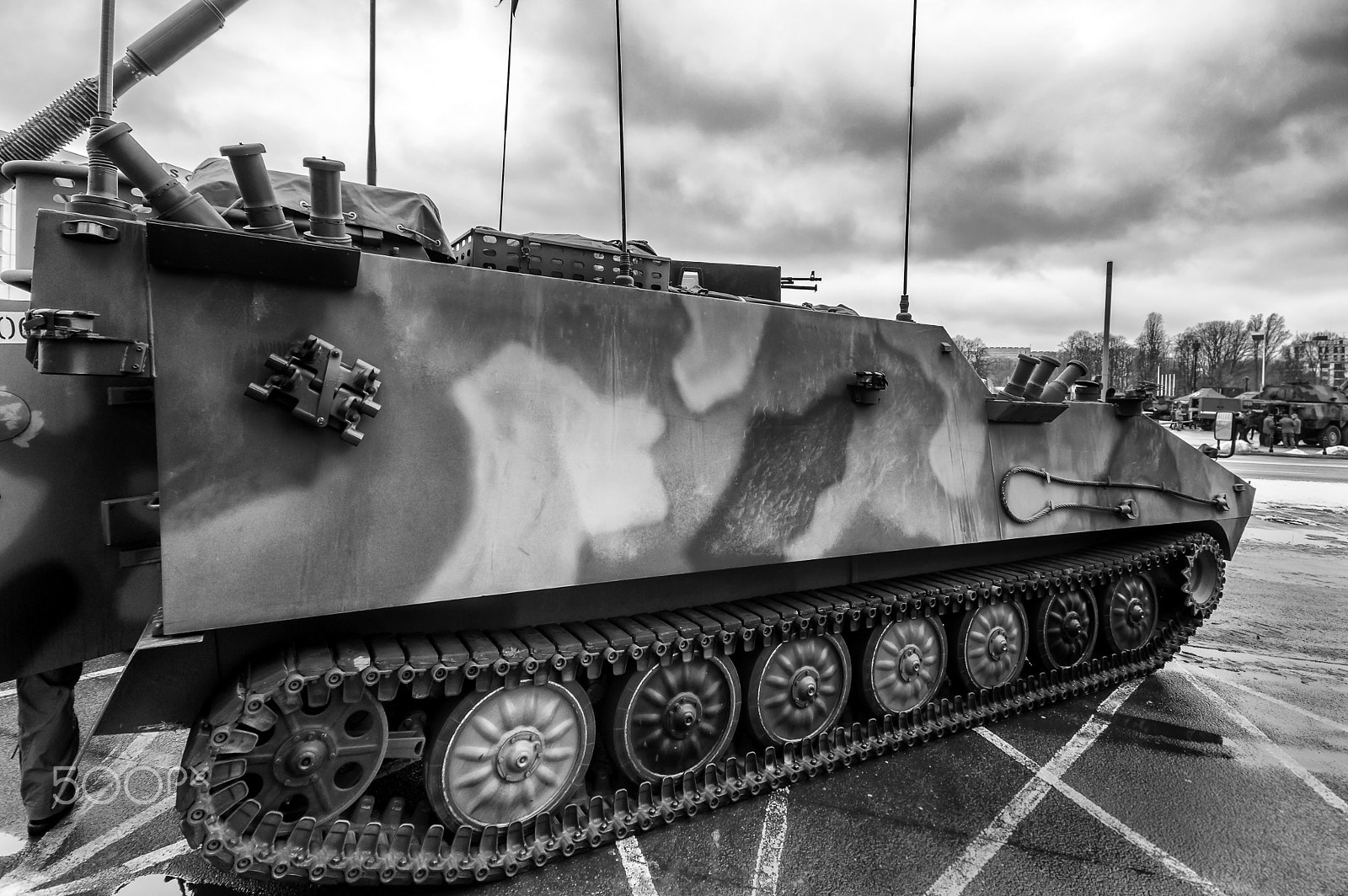 Sigma AF 10-20mm F4-5.6 EX DC sample photo. Modern military vehicle photography